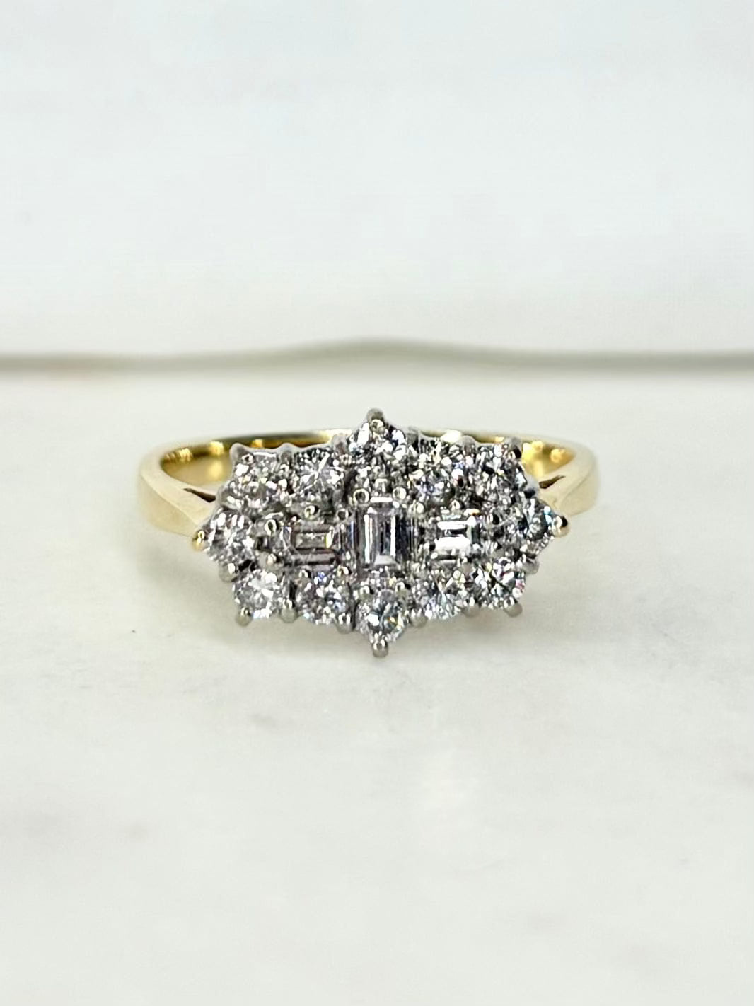 Bague Fleur Diamants 0.76 carat "Floriane"