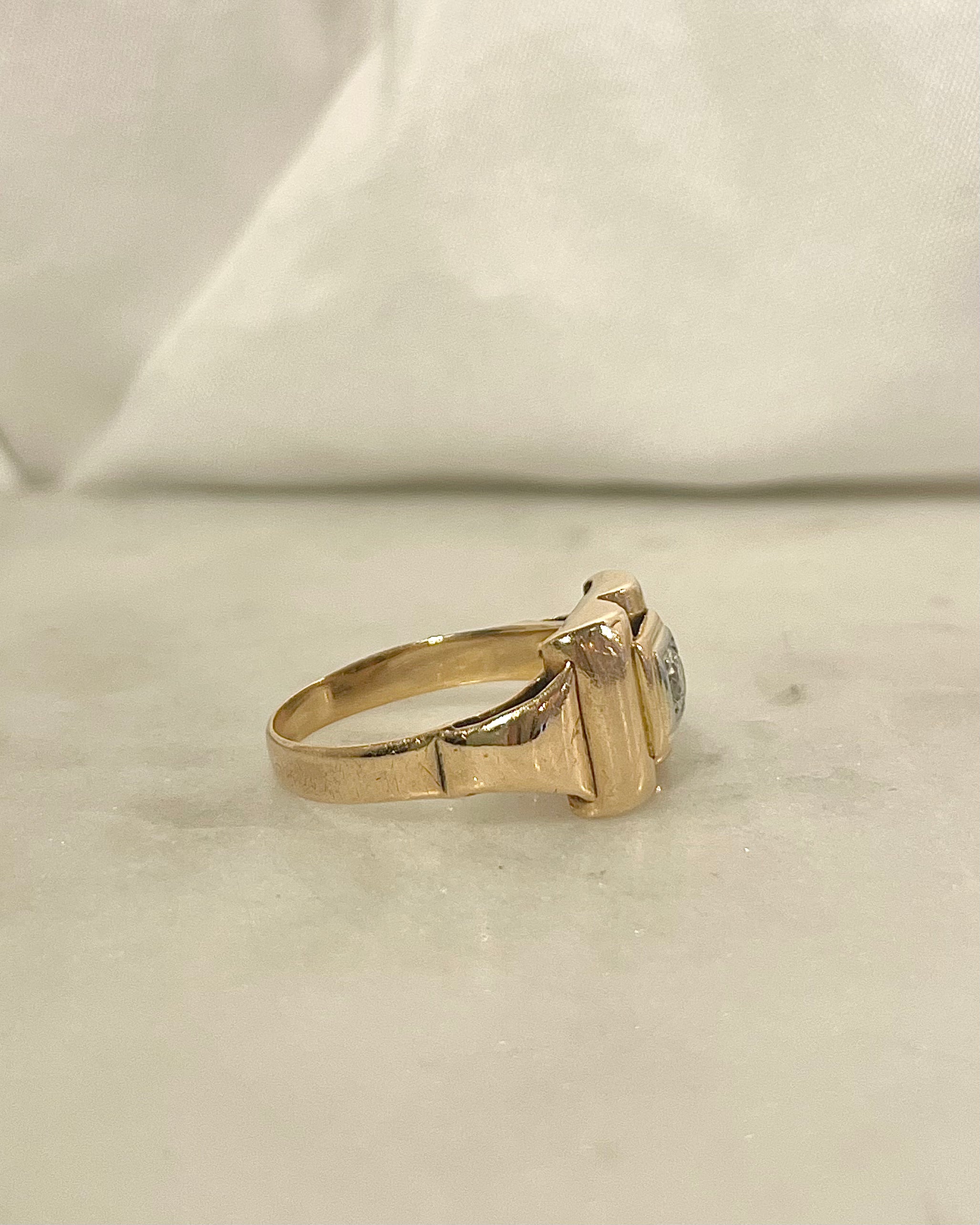 Bague Tank Diamant Vintage "Corine"