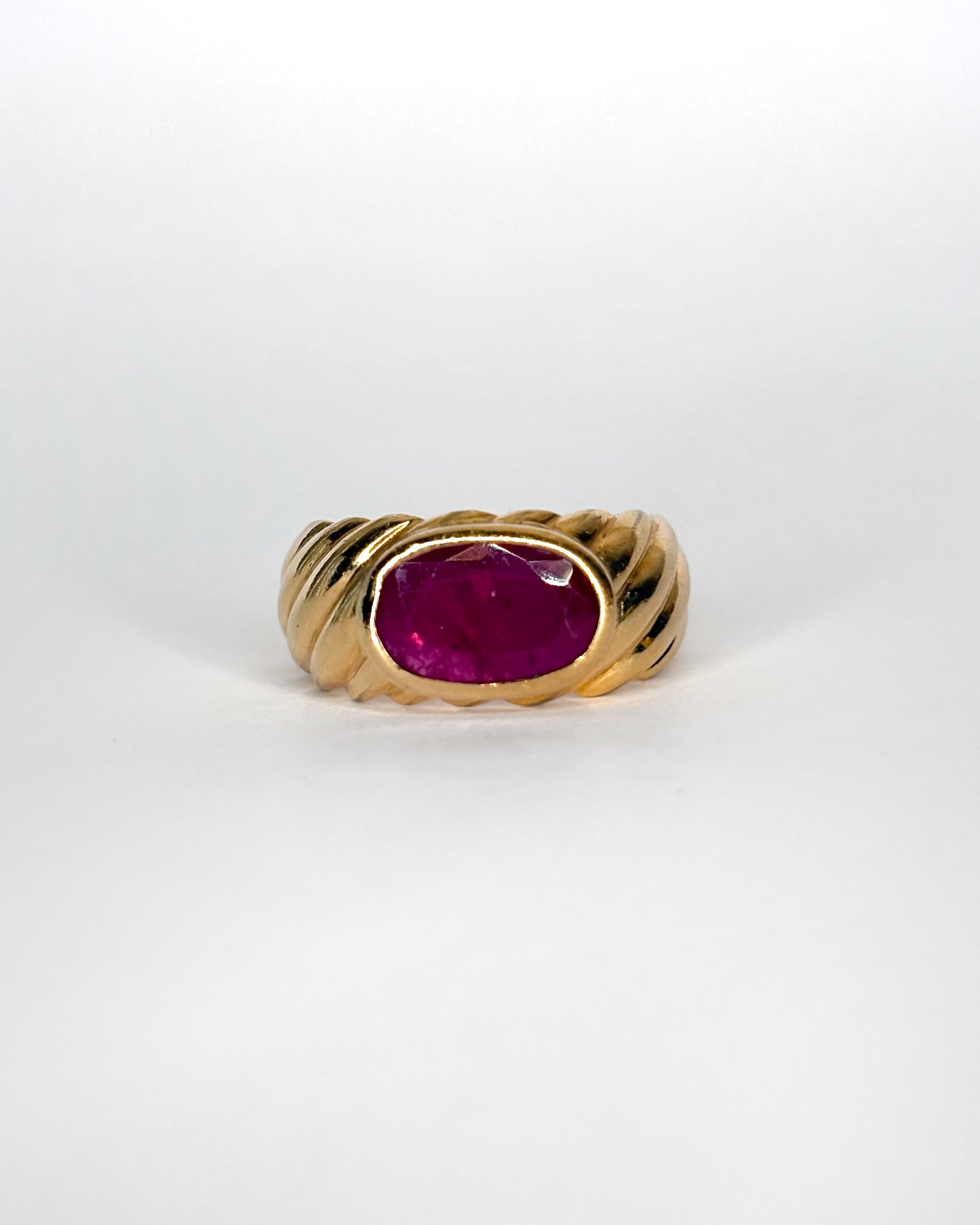 Bague Jonc Rubis 1.54 ct "Gaia"