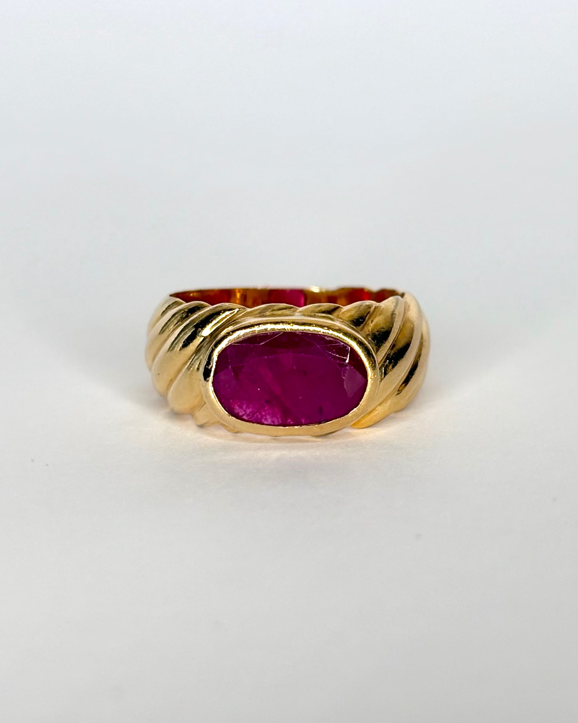 Bague Jonc Rubis 1.54 ct "Gaia"