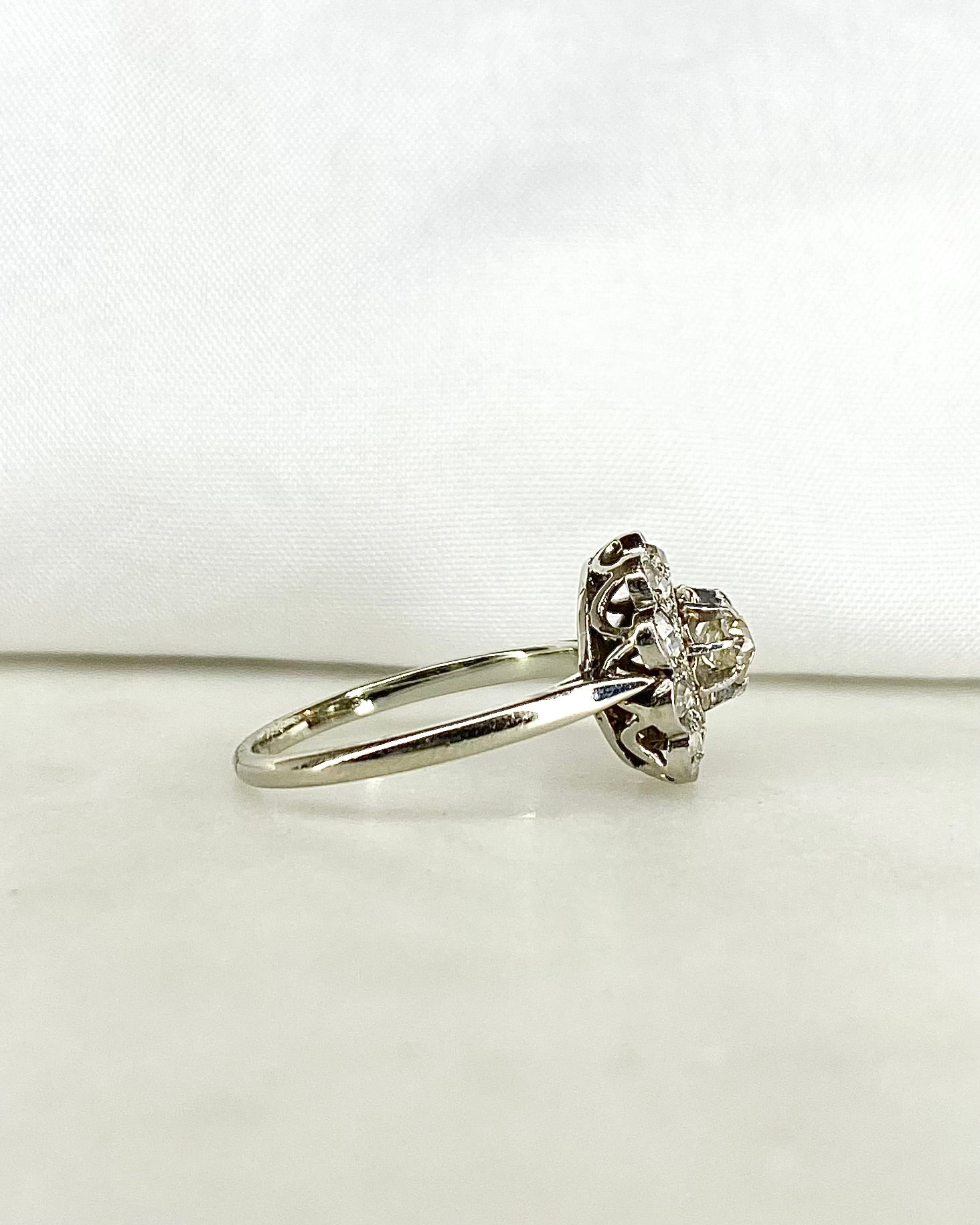 Bague Marguerite Art déco Diamants "Sarah"