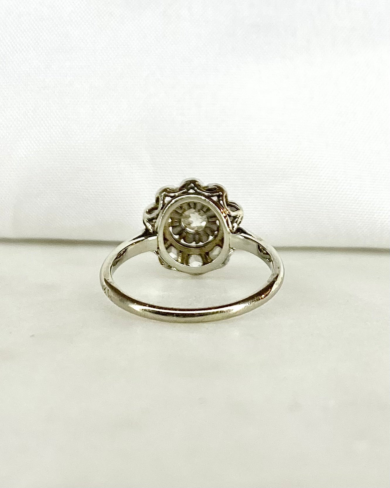 Bague Marguerite Art déco Diamants "Sarah"