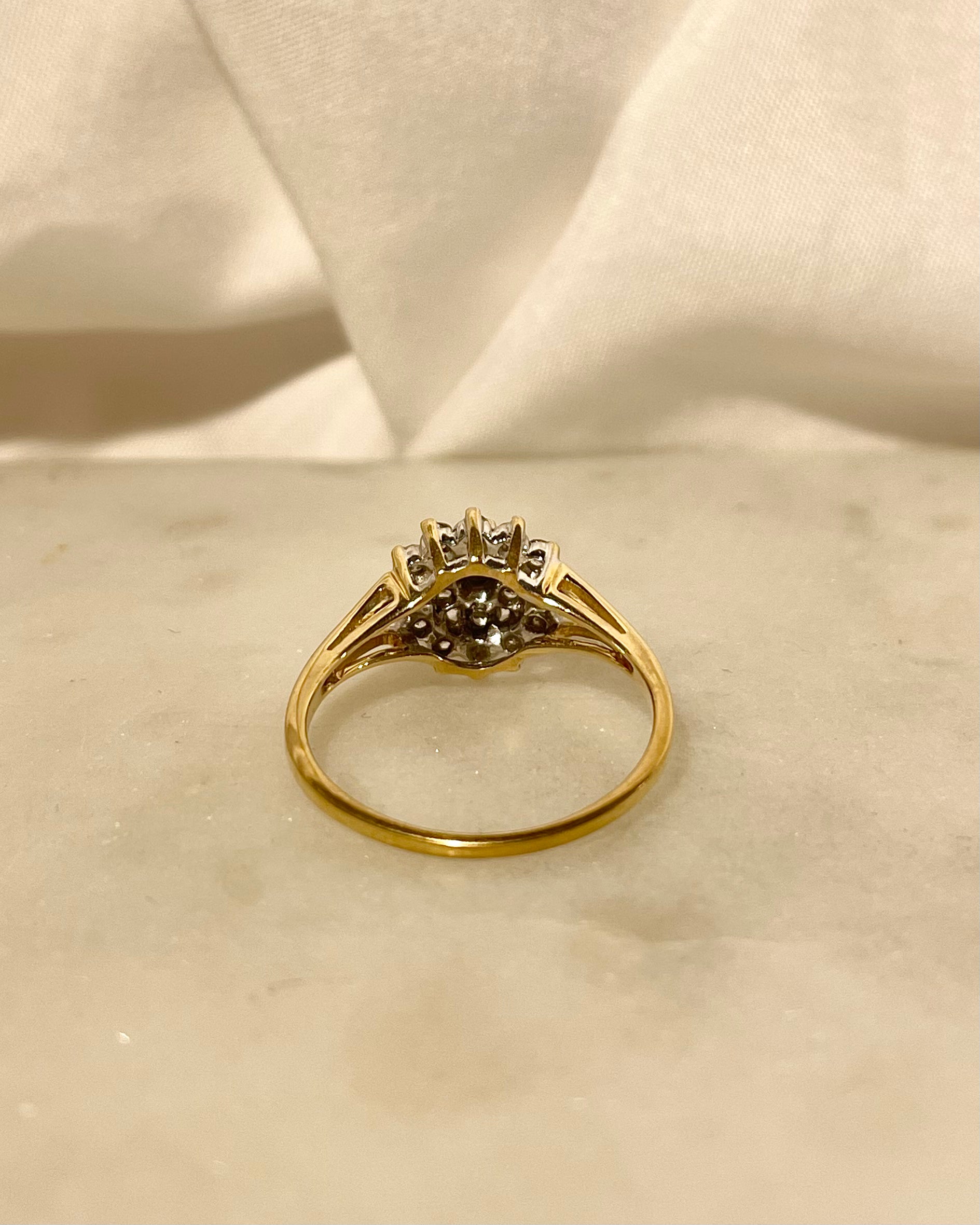 Bague Marguerite Diamants 0.57 carat "Ania"