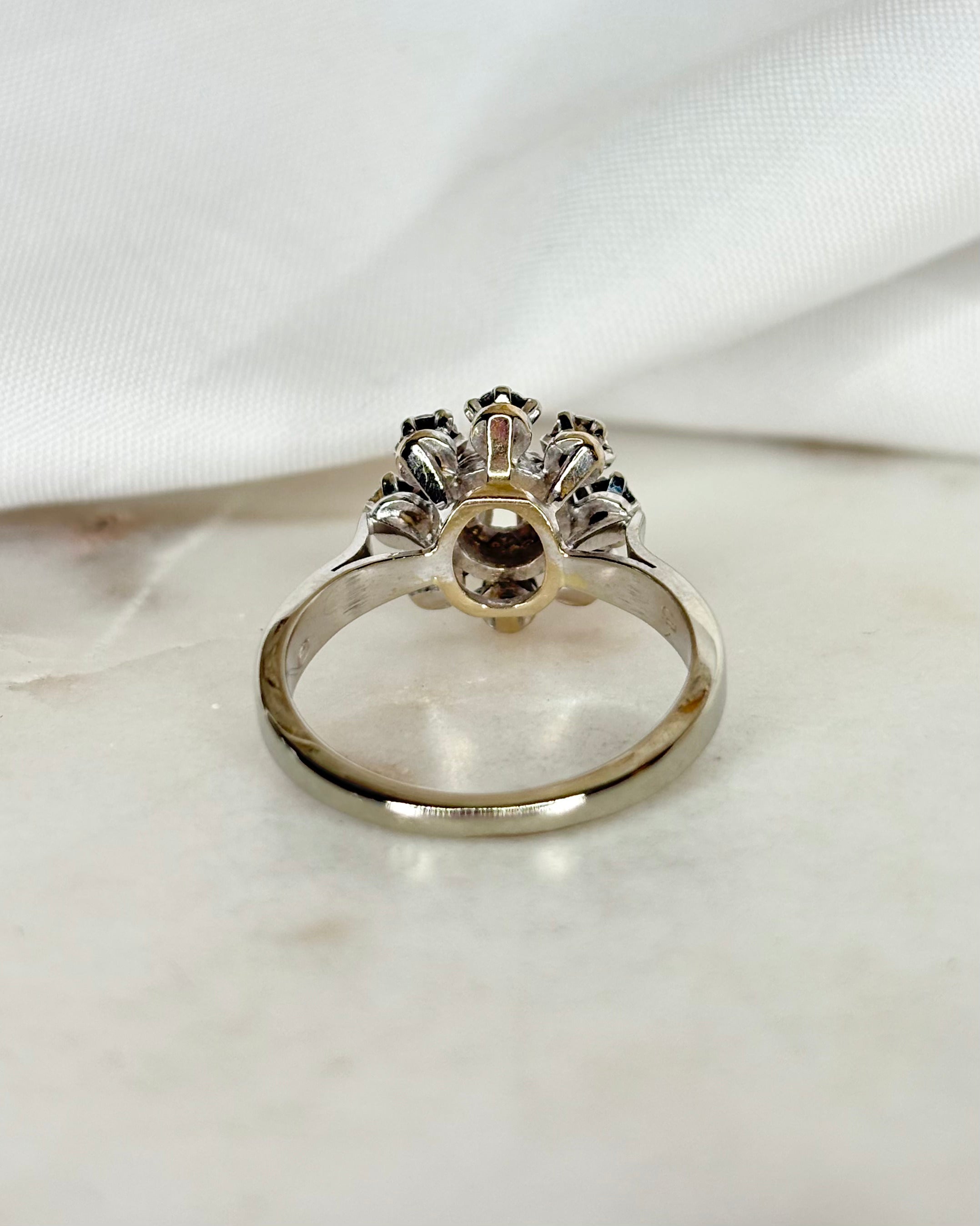 Bague Marguerite 9 Diamants "Amanda"