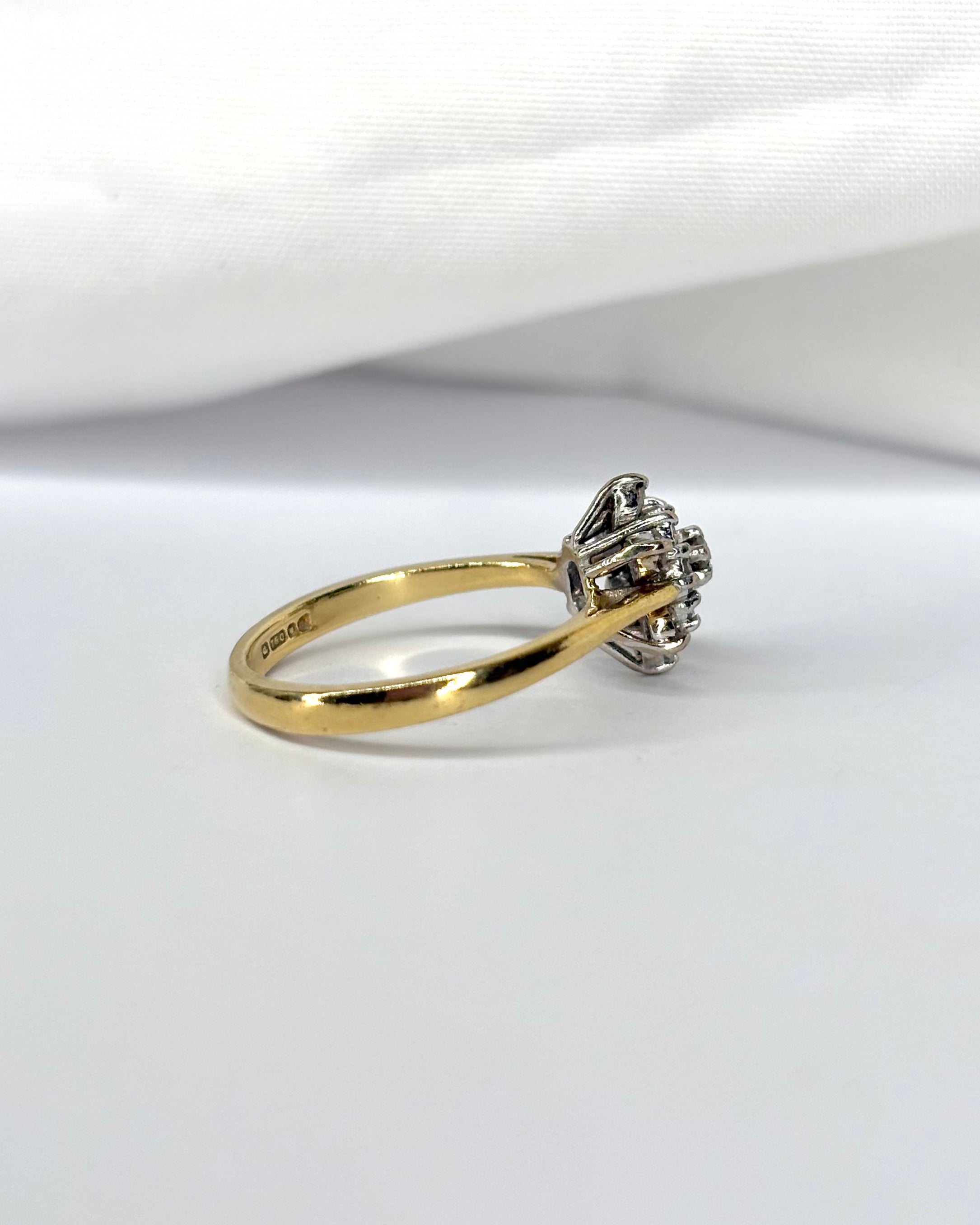 Bague Marguerite 12 Diamants "Elsa"