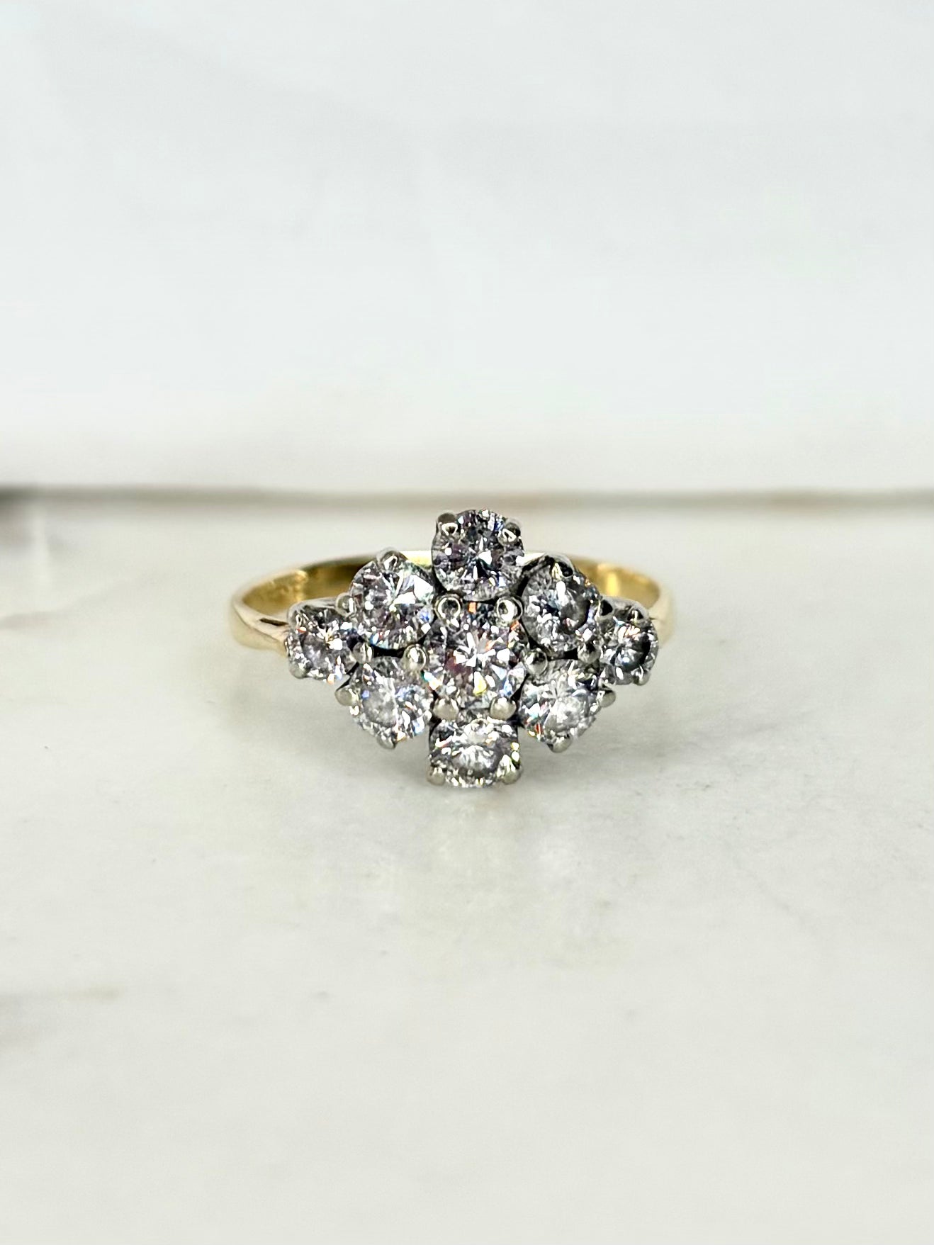 Bague Rivière Diamants 1.14 carat "Victoire"