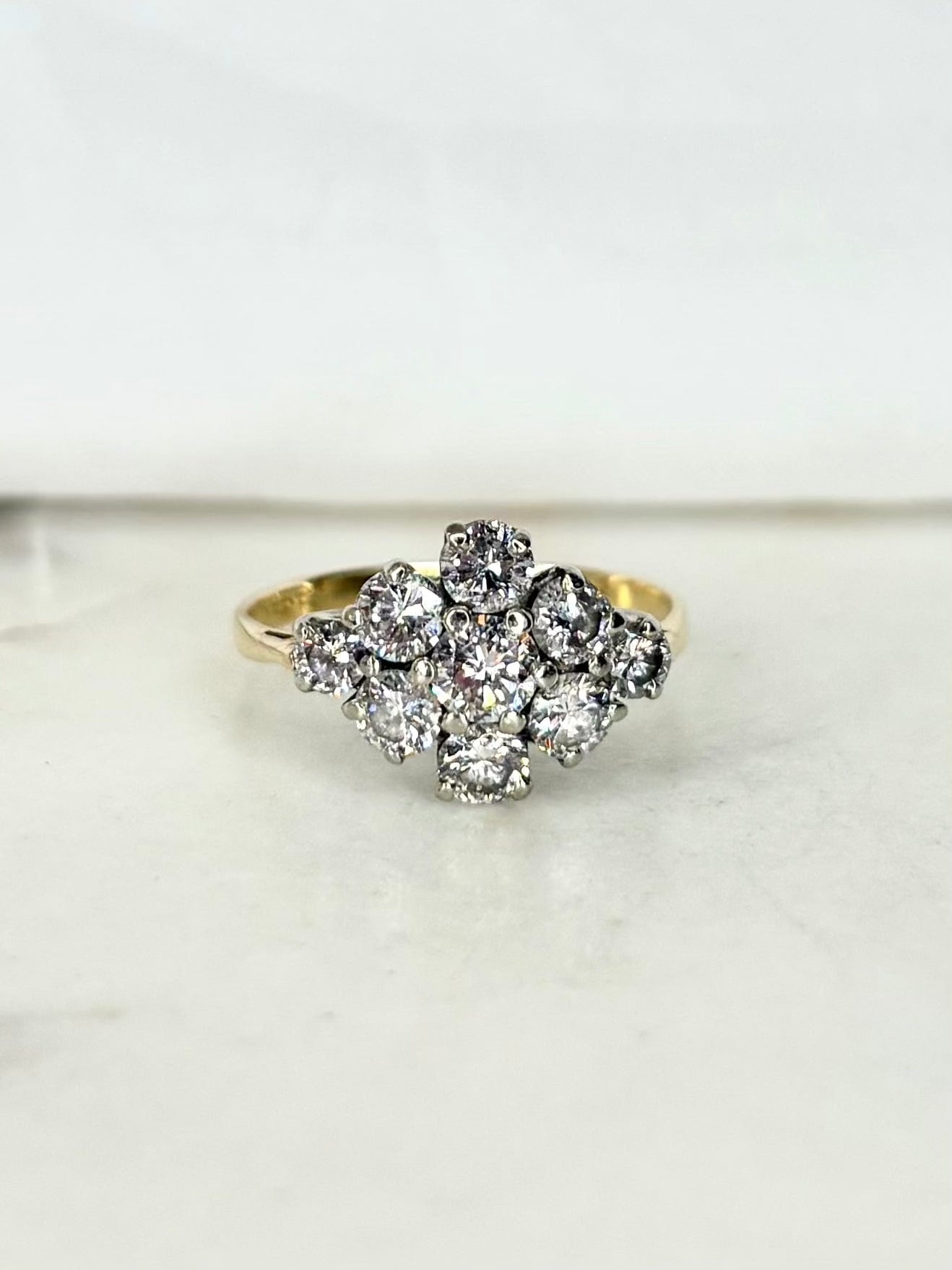 Bague Rivière Diamants 1.14 carat "Victoire"