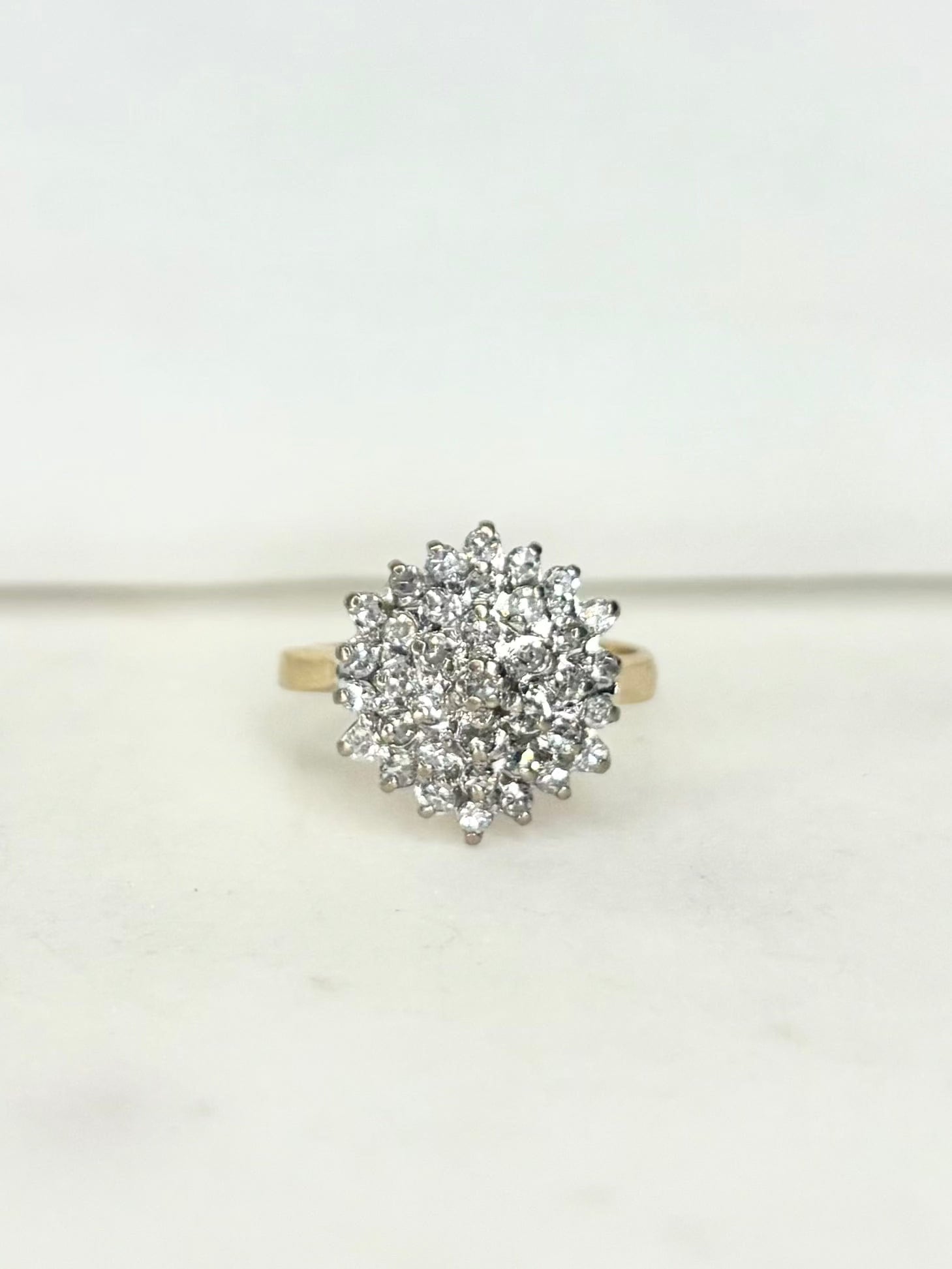 Bague Marguerite 37 Diamants "Noëla"