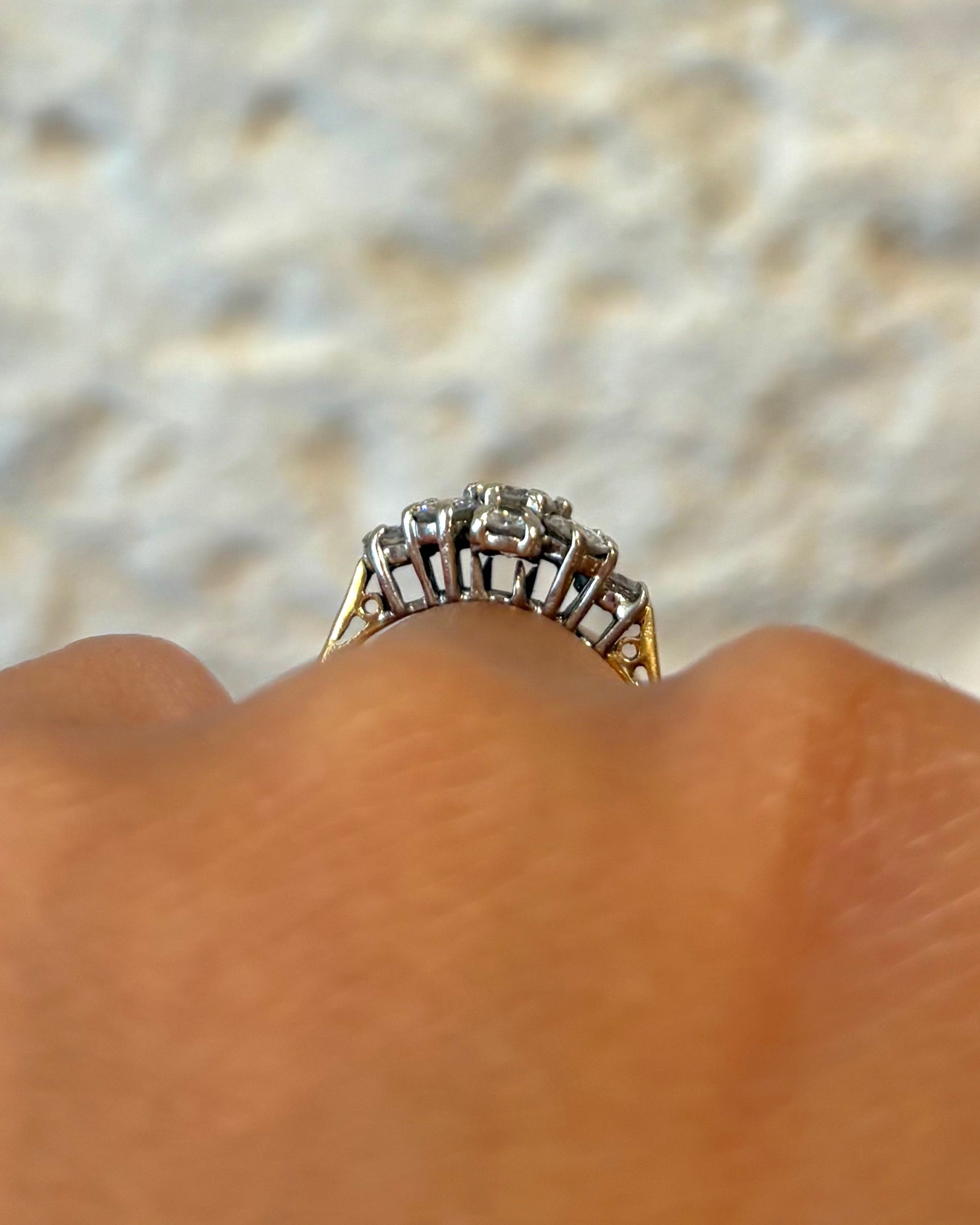 Bague Rivière Diamants 1.14 carat "Victoire"