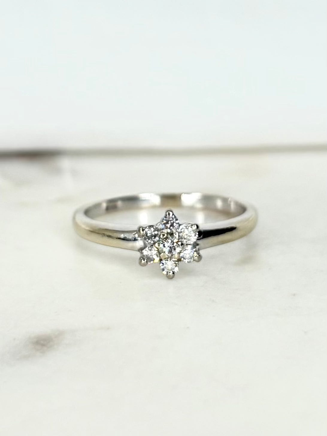 Bague Marguerite Diamants "Claudia" - Elliade Paris