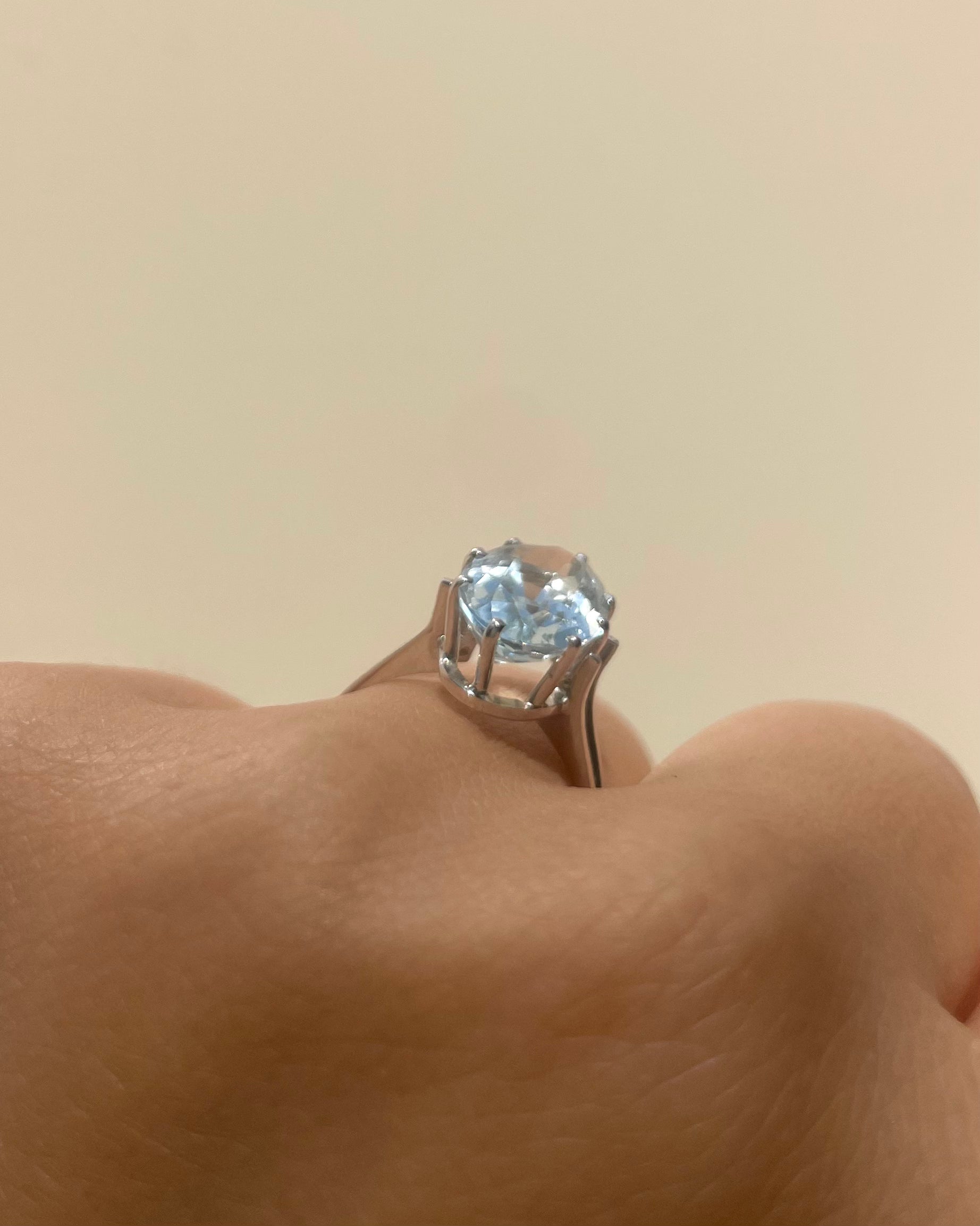 Bague Cocktail Aigue-Marine 3.40 carats "Awa"