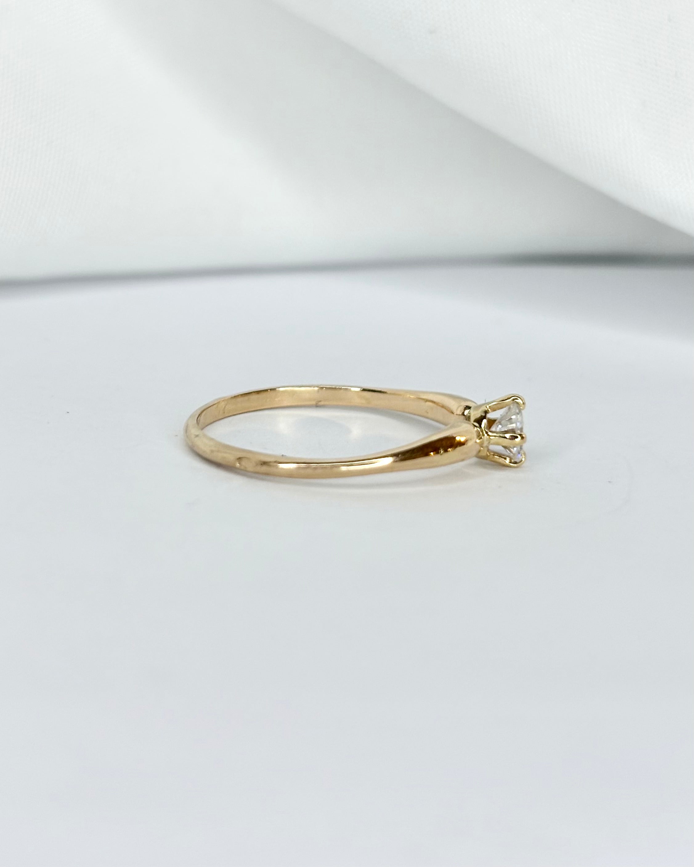 Solitaire Diamond Ring 0.20 carat "Adèle"