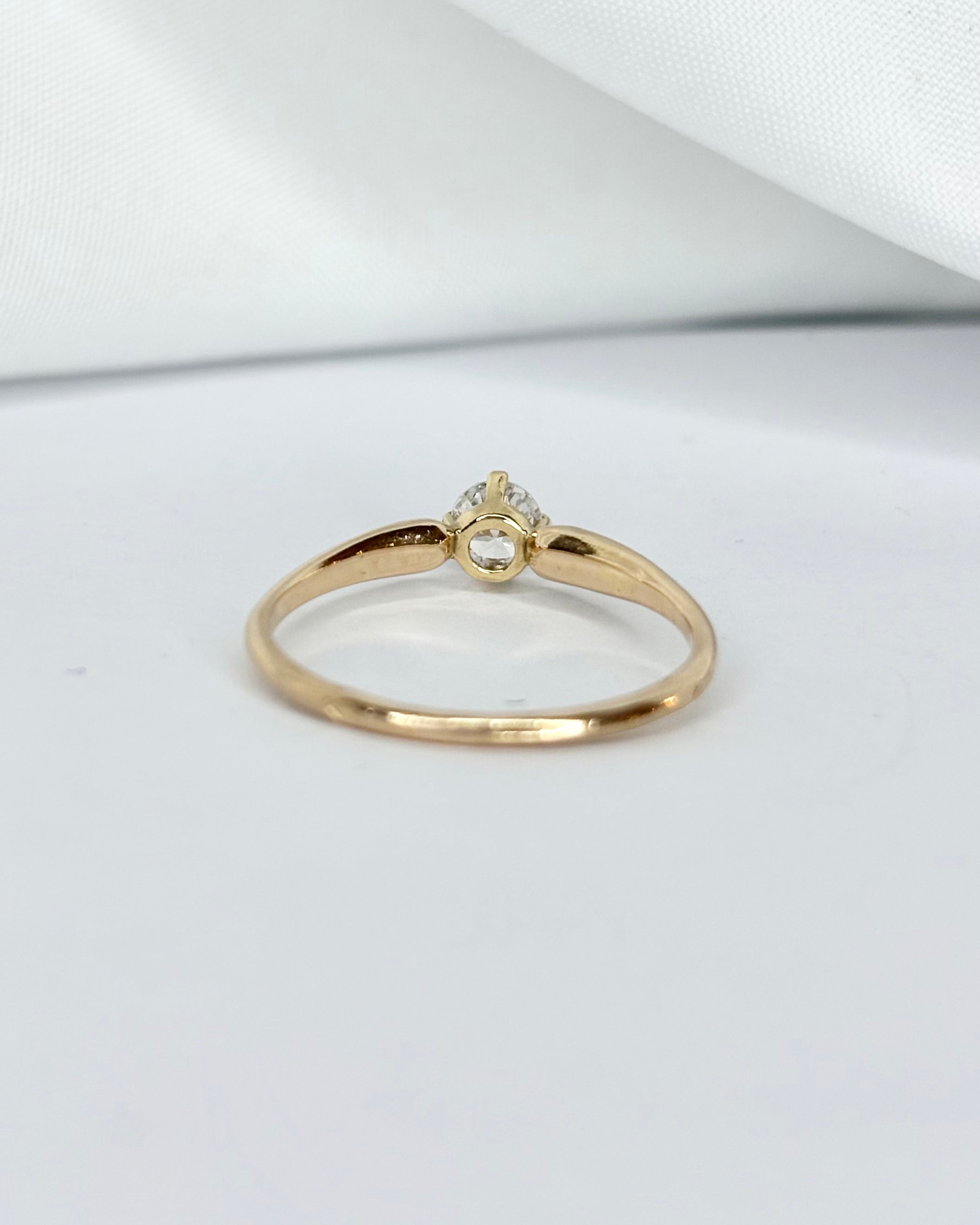 Bague Solitaire Diamant 0.20 carat "Adèle"