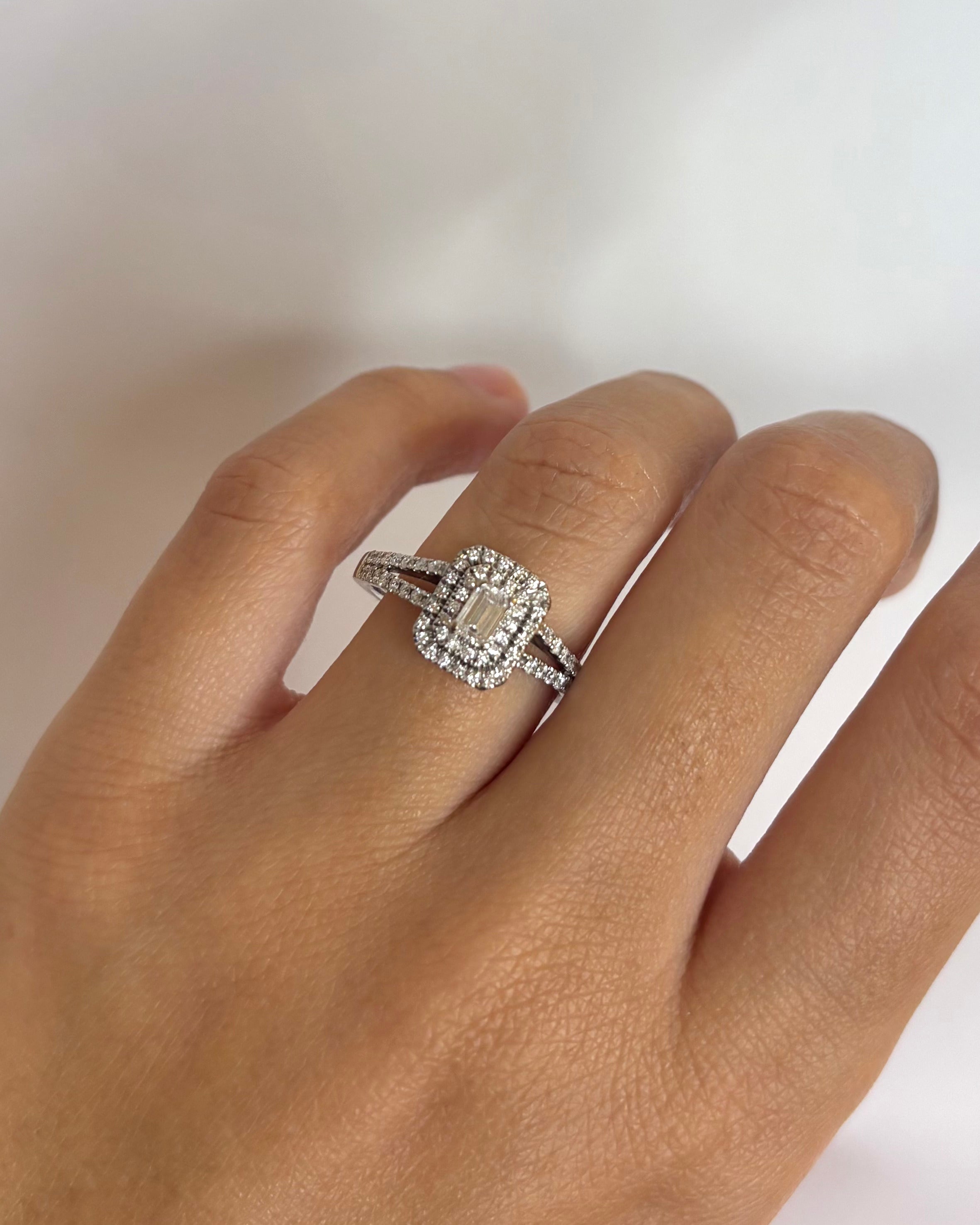 Bague Solitaire Diamants 1 carat "Capucine"