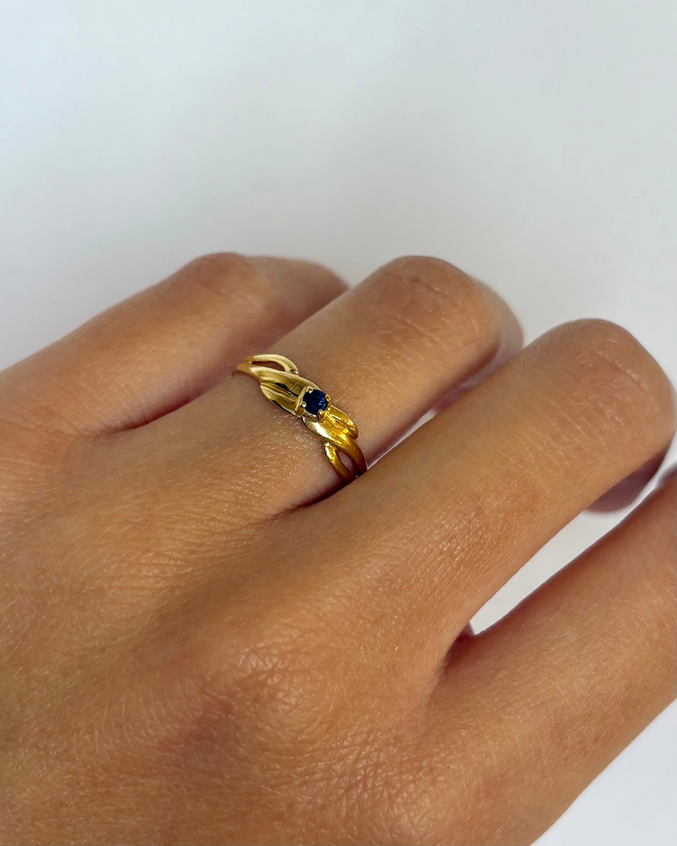 Bague Solitaire Saphir "Andréa"