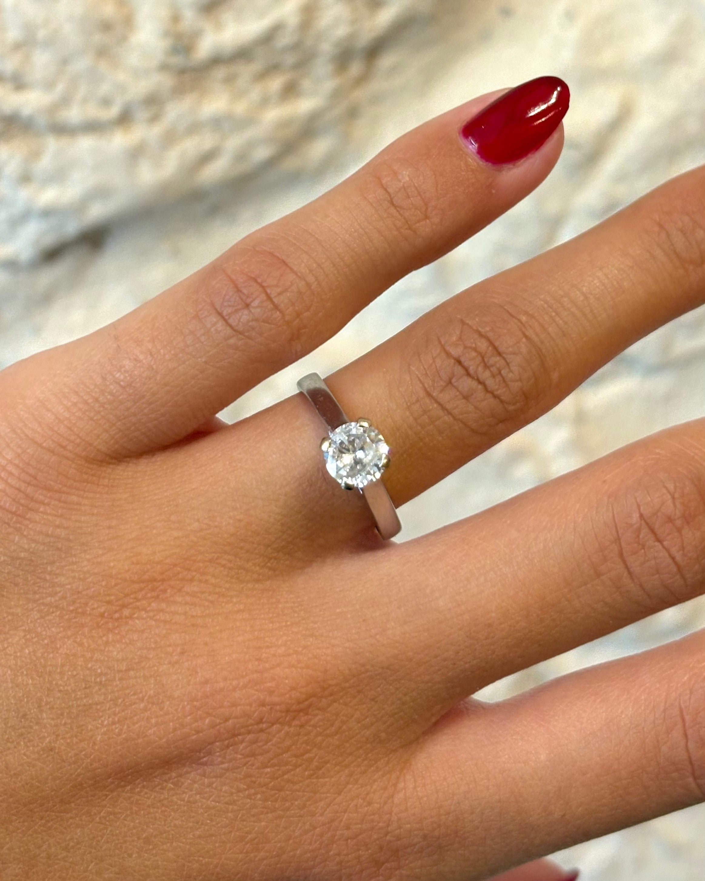 Anillo solitario diamante 1 quilate "Alma"