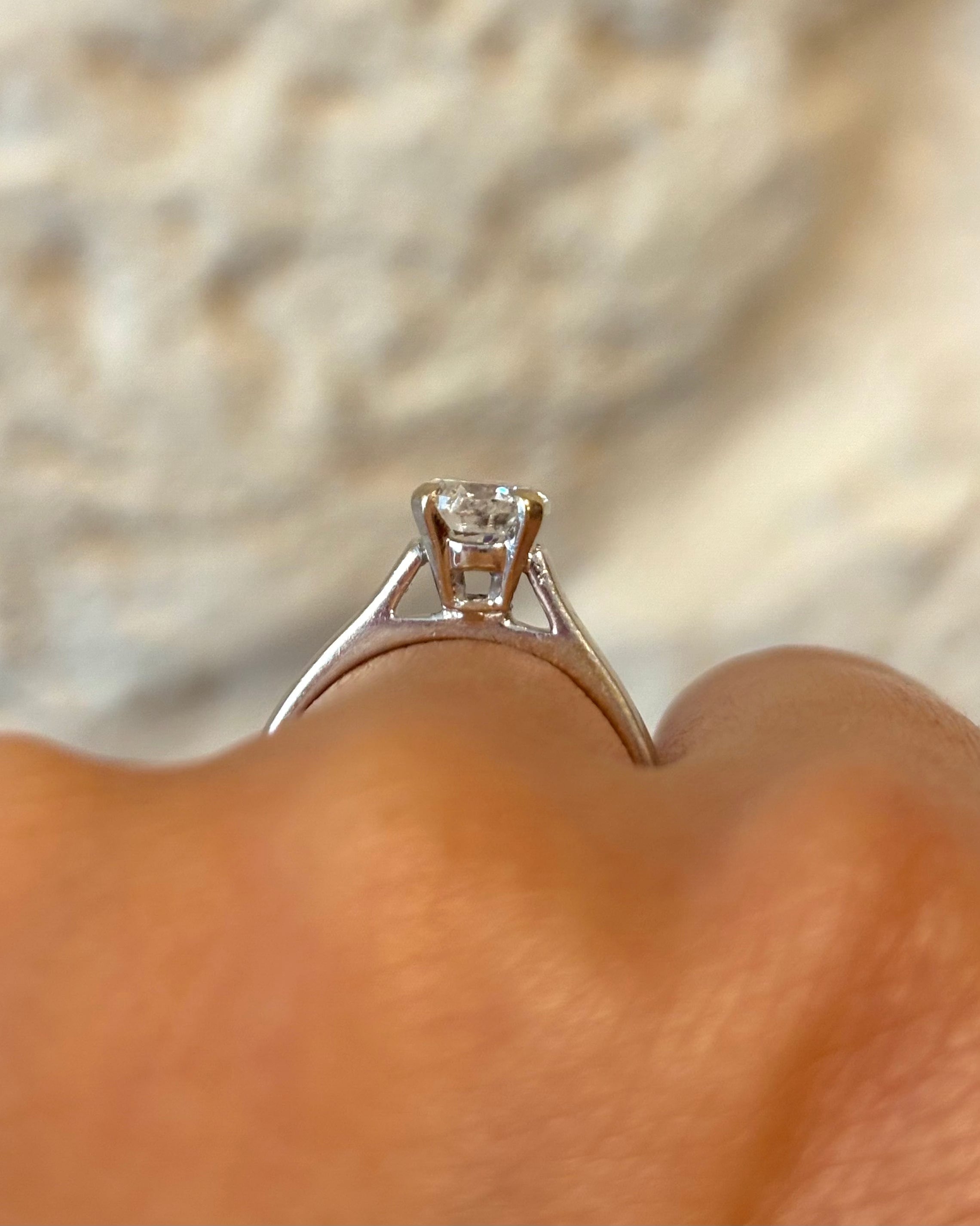Anillo solitario diamante 1 quilate "Alma"