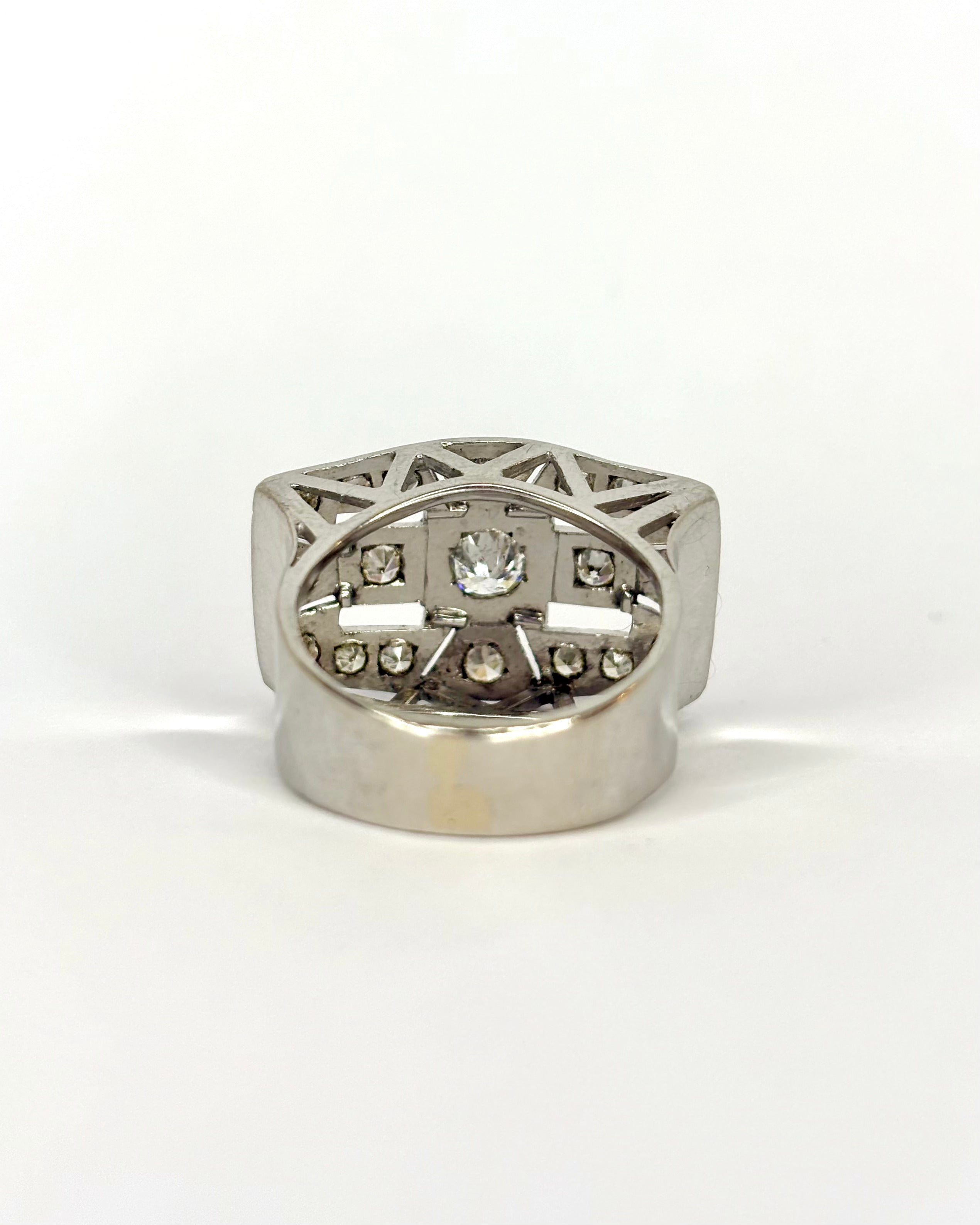 Bague Tank Diamants 1.32 carat "Nadia"
