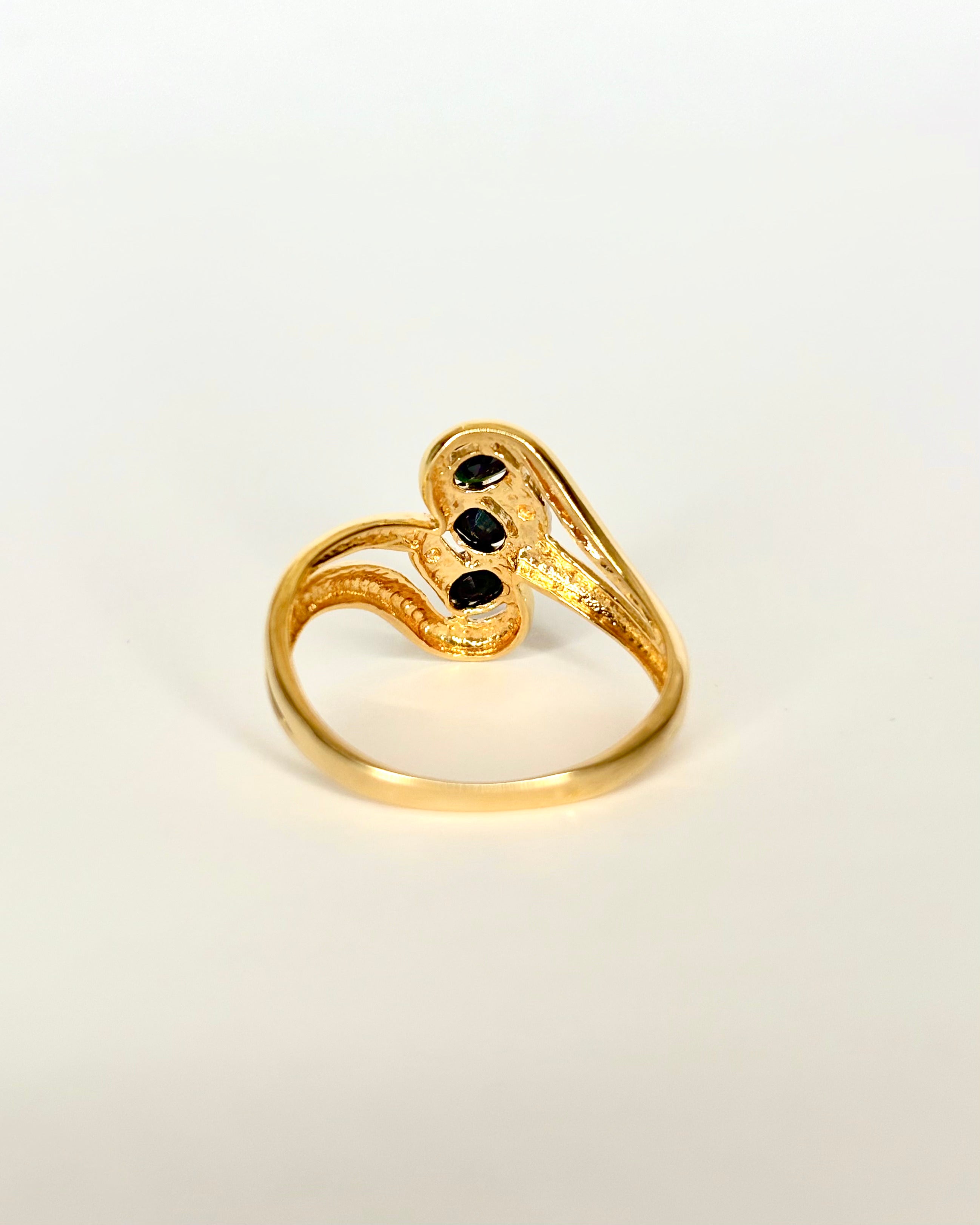 Bague Tourbillon Saphirs 0.30 ct "Odette"