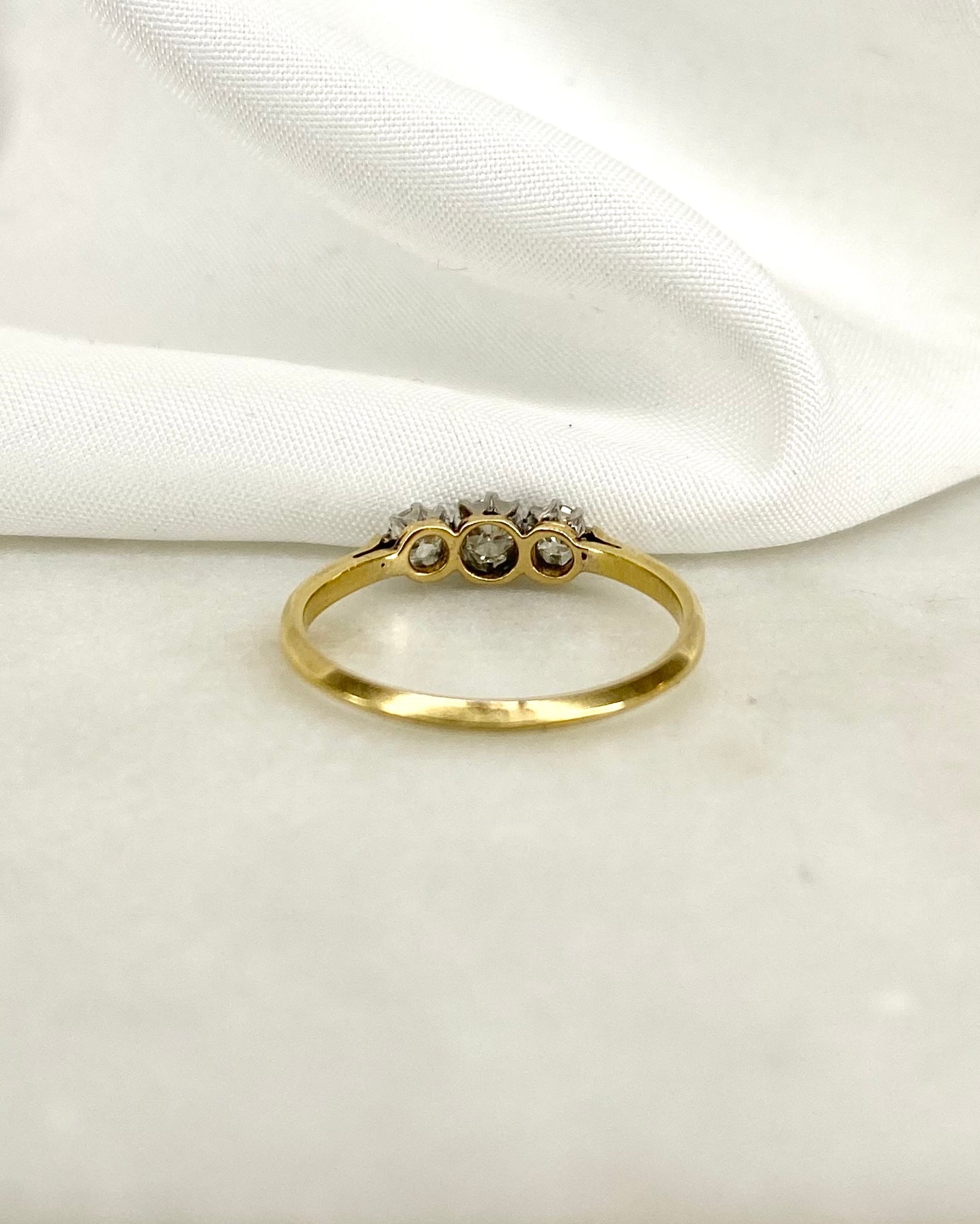 Bague Trilogie Diamants 0.55 carat "Mia"