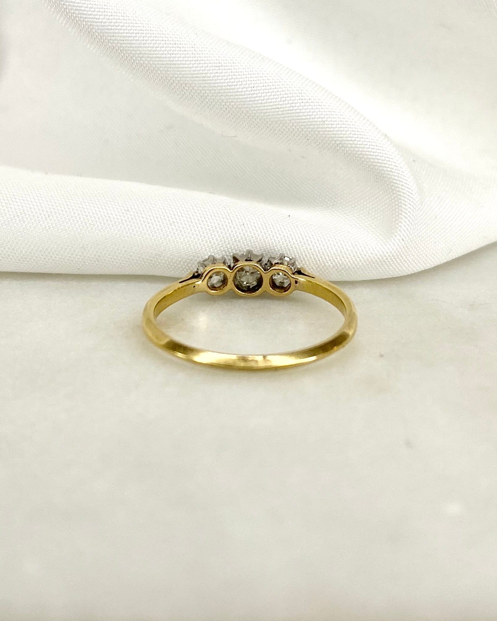 Bague Trilogie Diamants 0.55 carat "Mia"