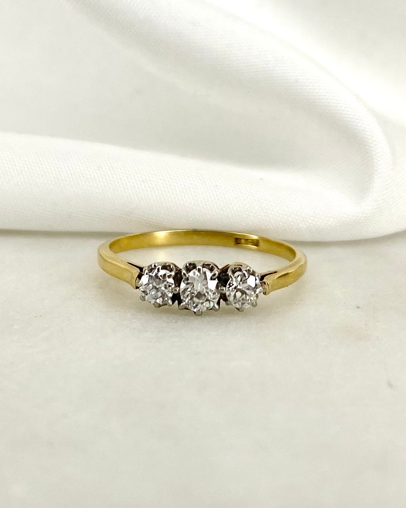 Bague Trilogie Diamants 0.55 carat "Mia"