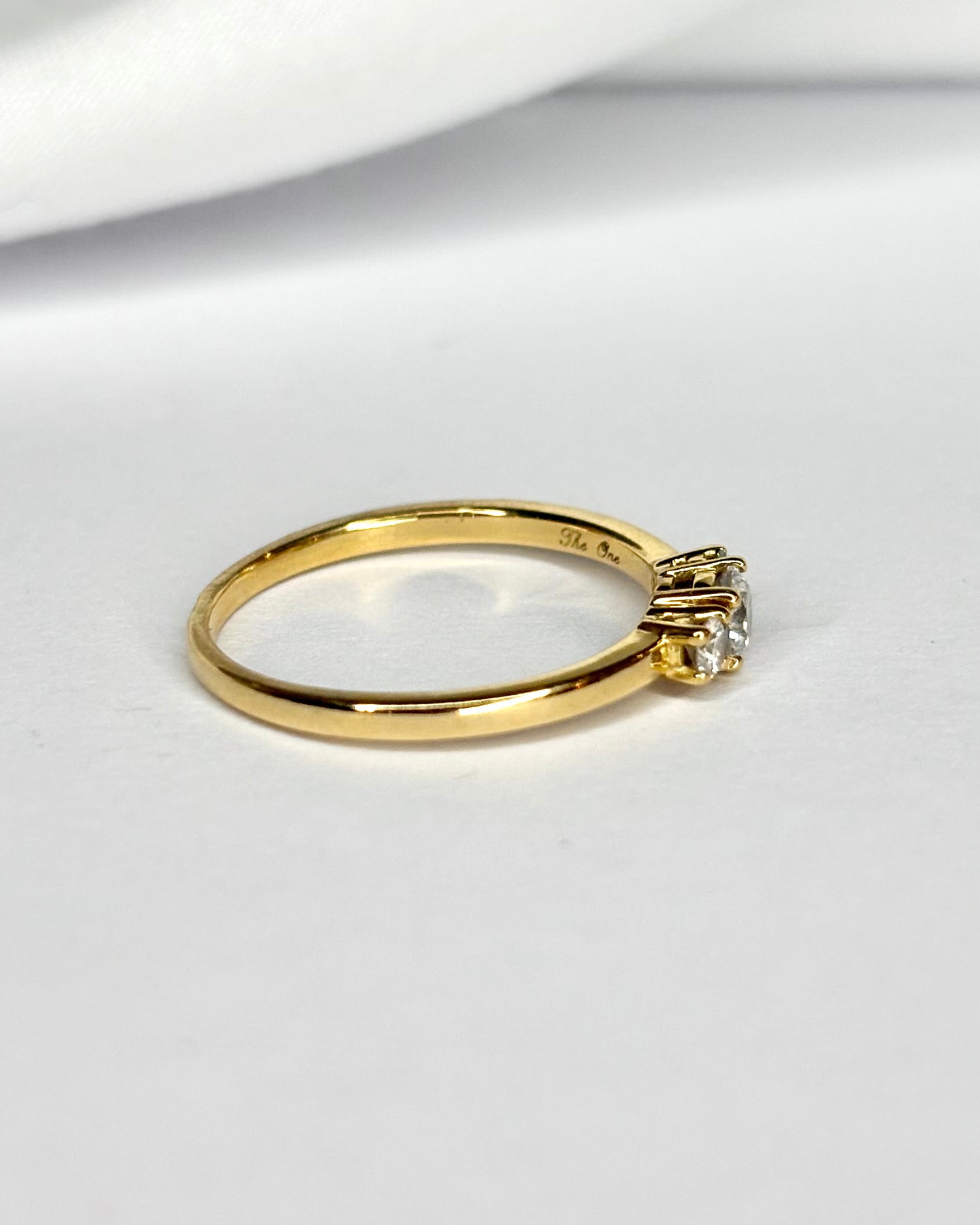 0.25 Carat Diamond Trilogy Ring "Rita"