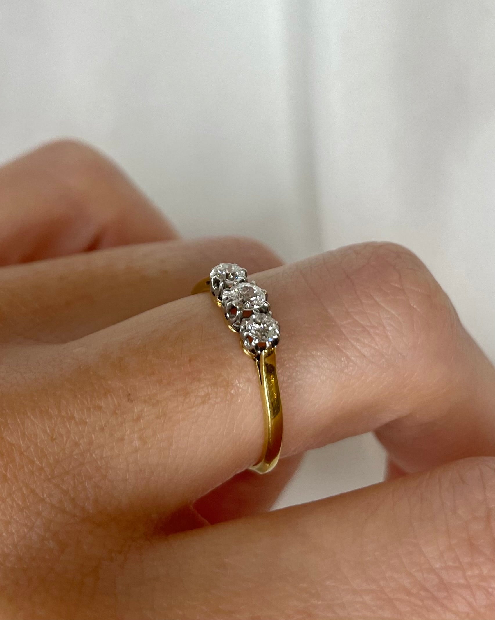 Bague Trilogie Diamants 0.55 carat "Mia"