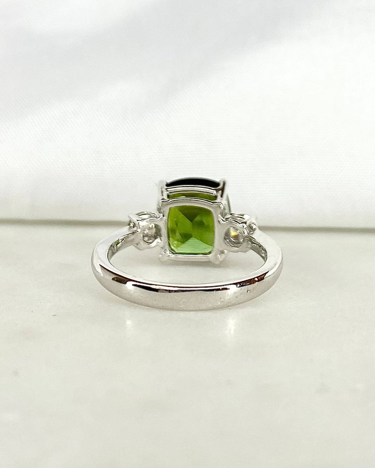 Bague Trilogie Tourmaline 3.80 carats & Diamants "Chiara"