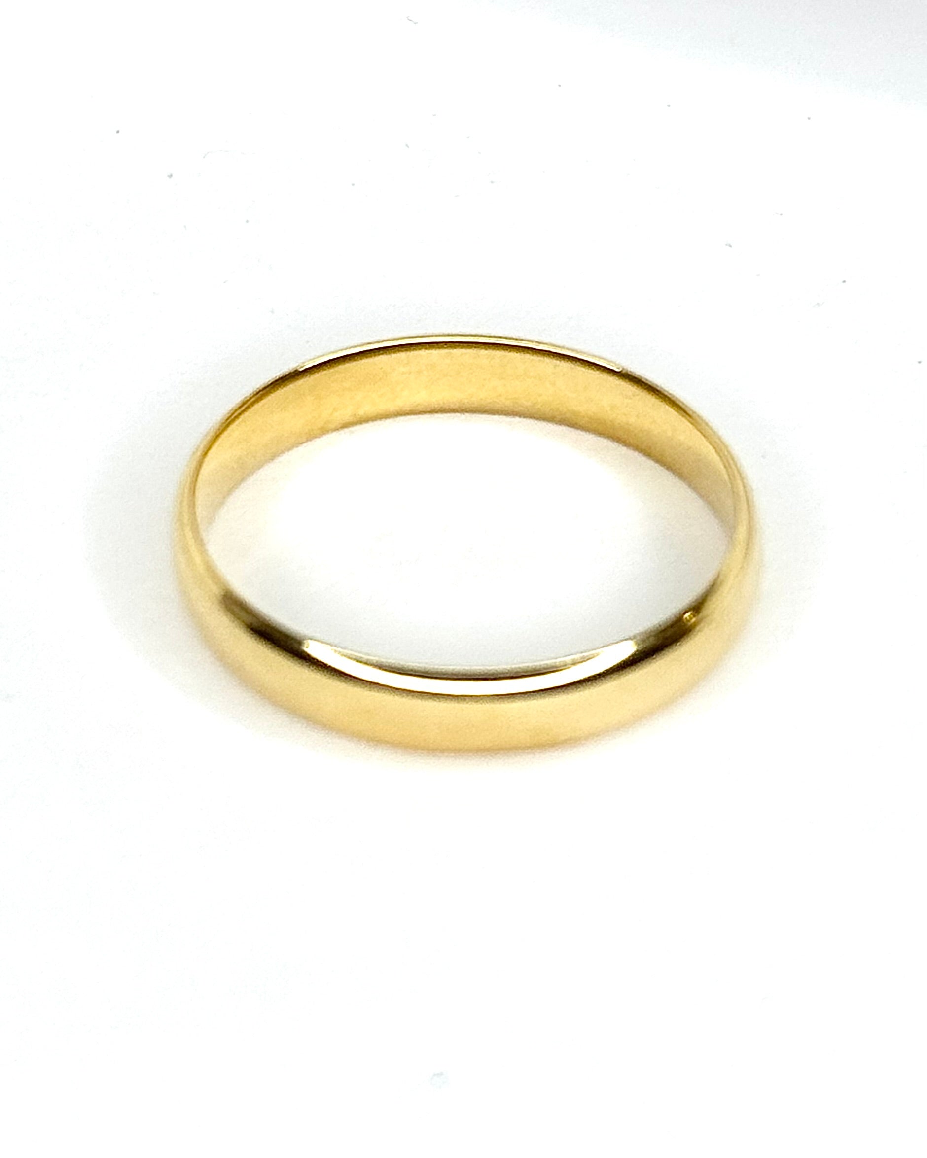 Alliance Or Jaune 18 carats 3.7 mm "Bérénice"