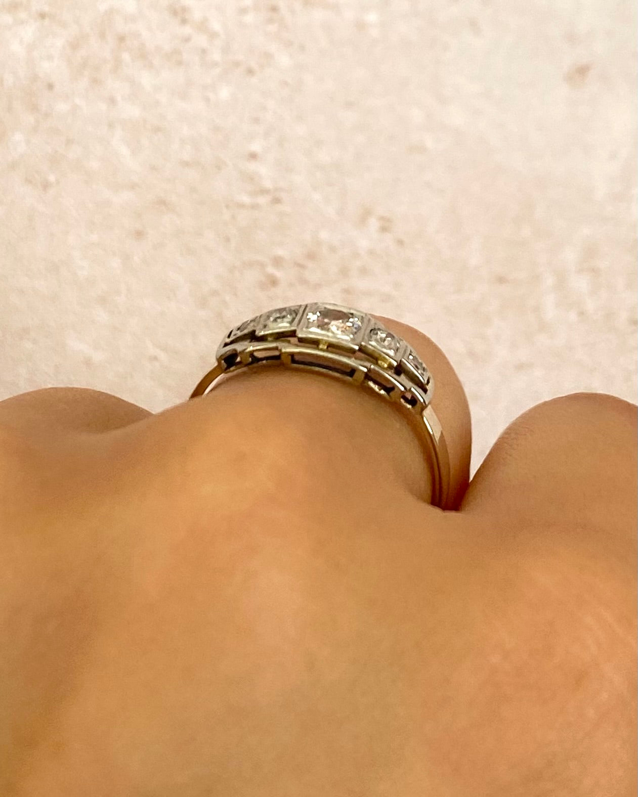 Art Deco Diamond Ring 0.32 carat "Alina"