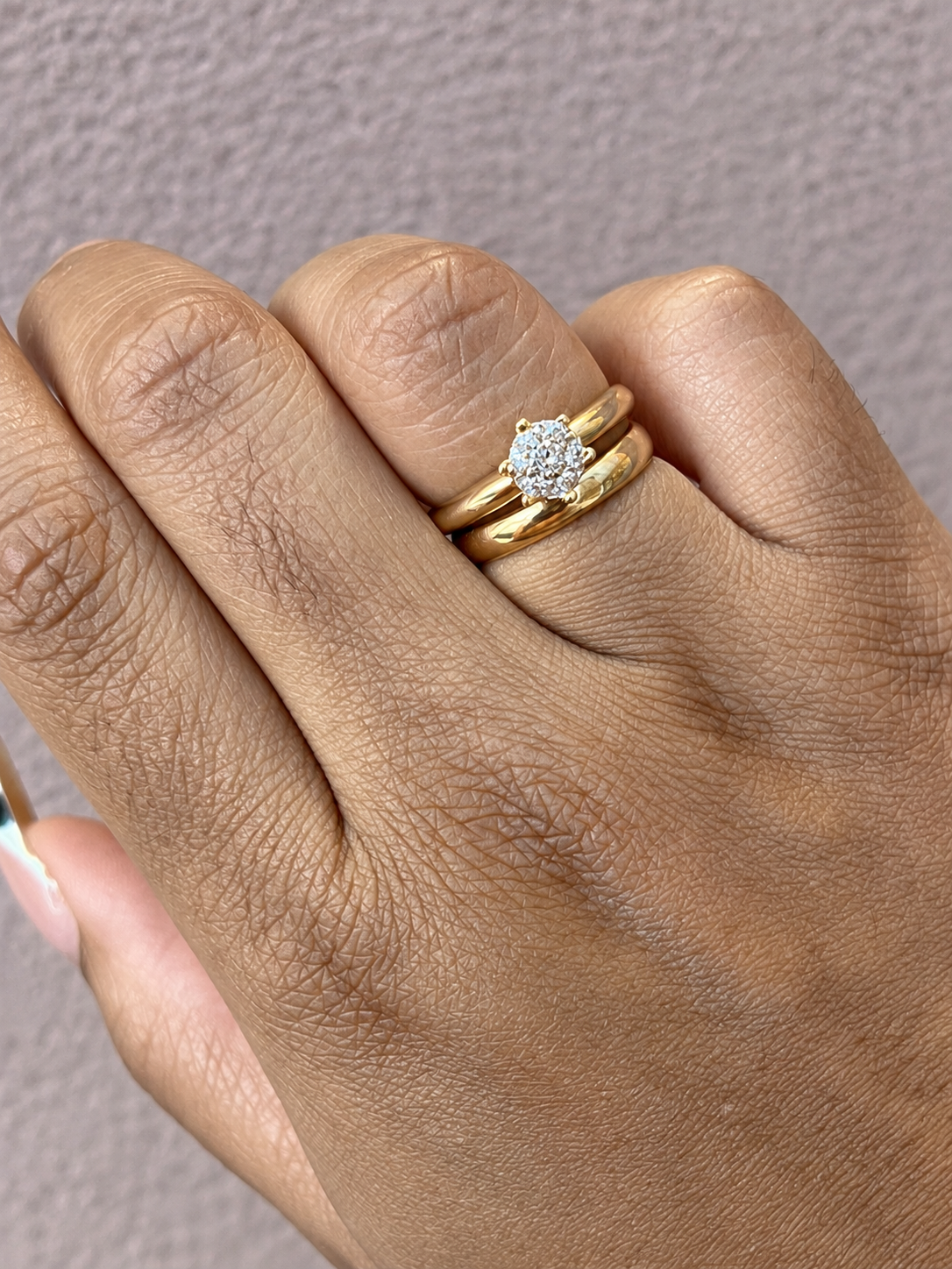 Bague Solitaire Diamants "Erine"