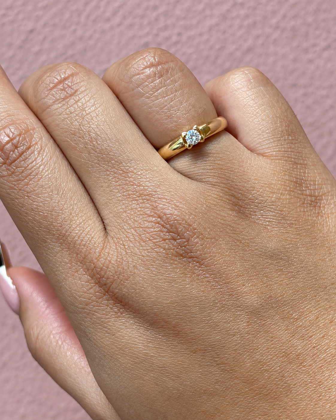 Bague Solitaire Diamant "Joy"