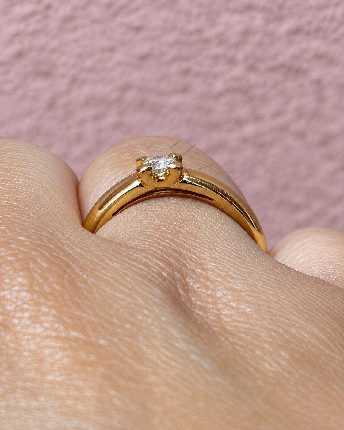 Bague Solitaire Diamant "Joy"