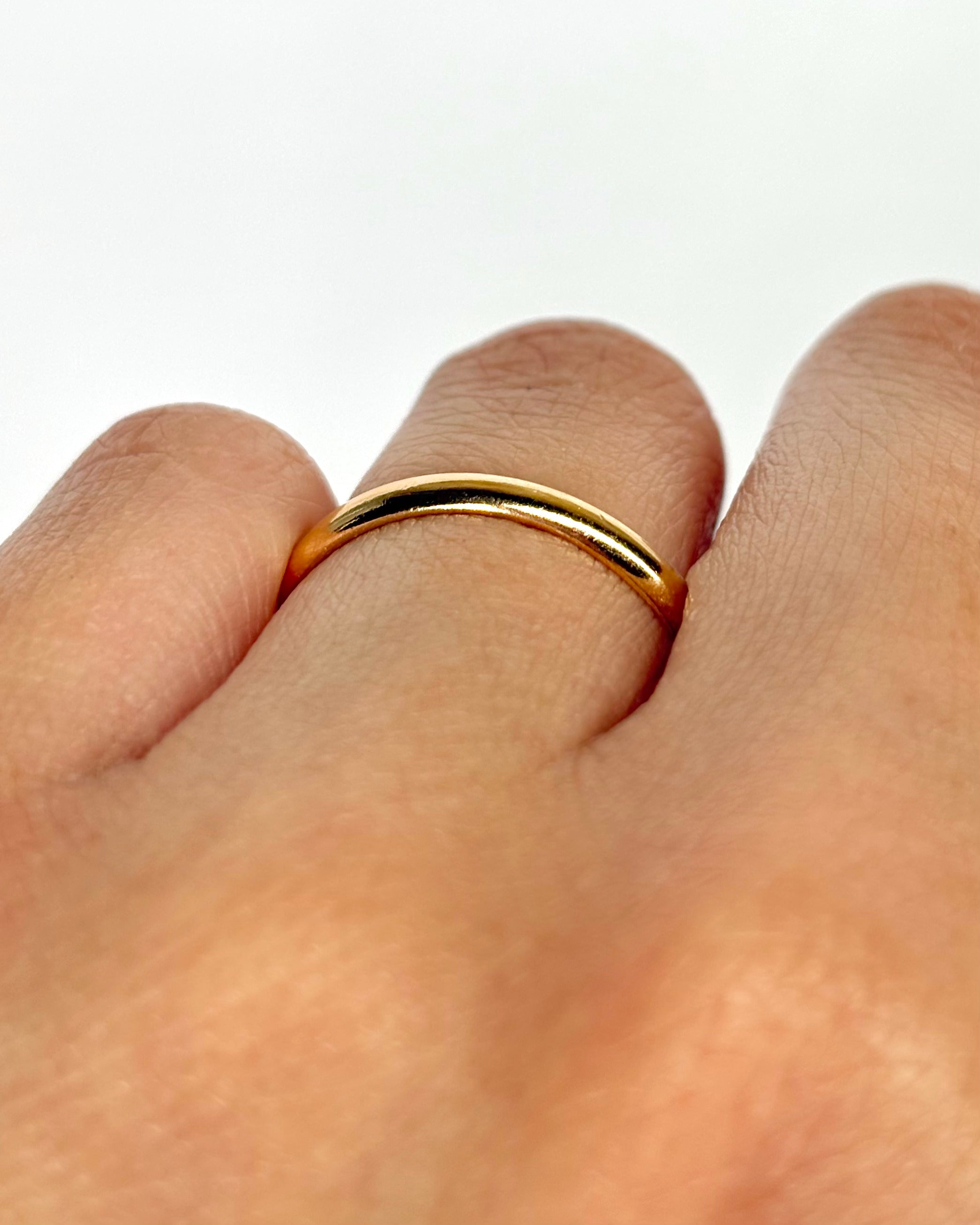 Yellow Gold Wedding Band 18 Carats "Darius"