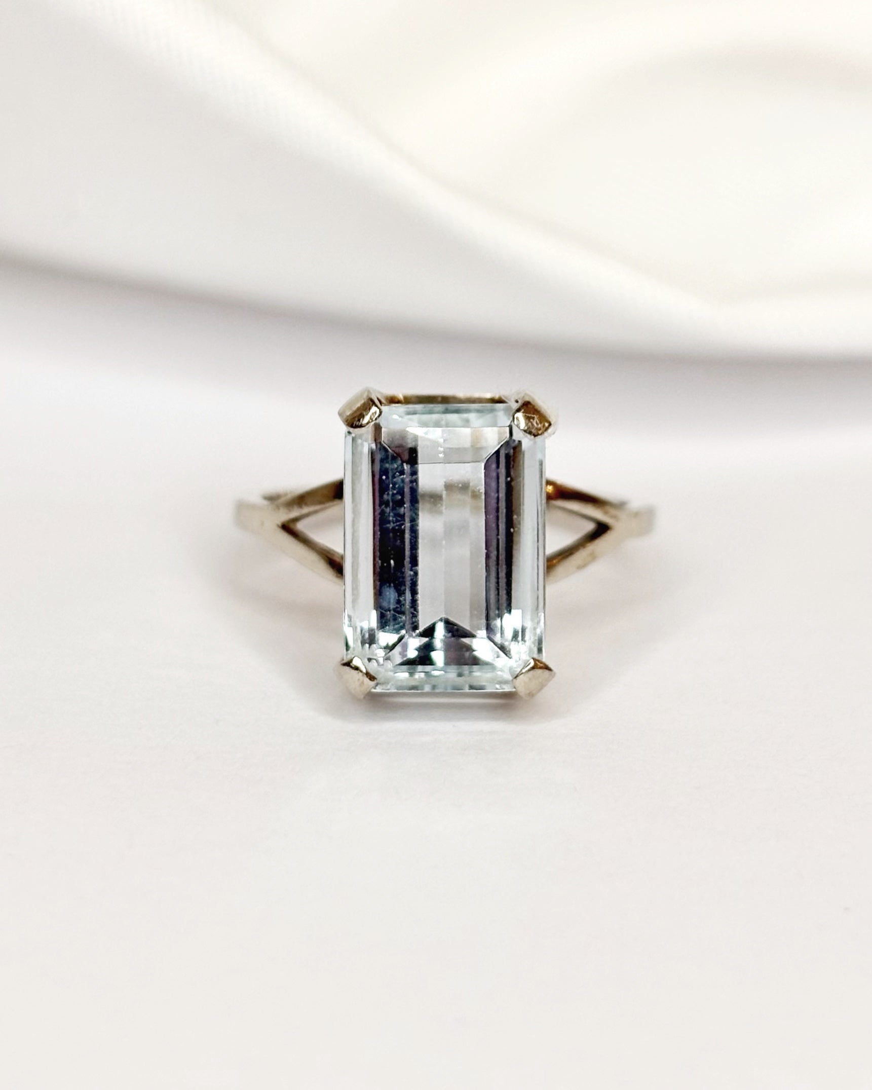 Bague Cocktail Aigue-Marine 4.10 carats "Lena"