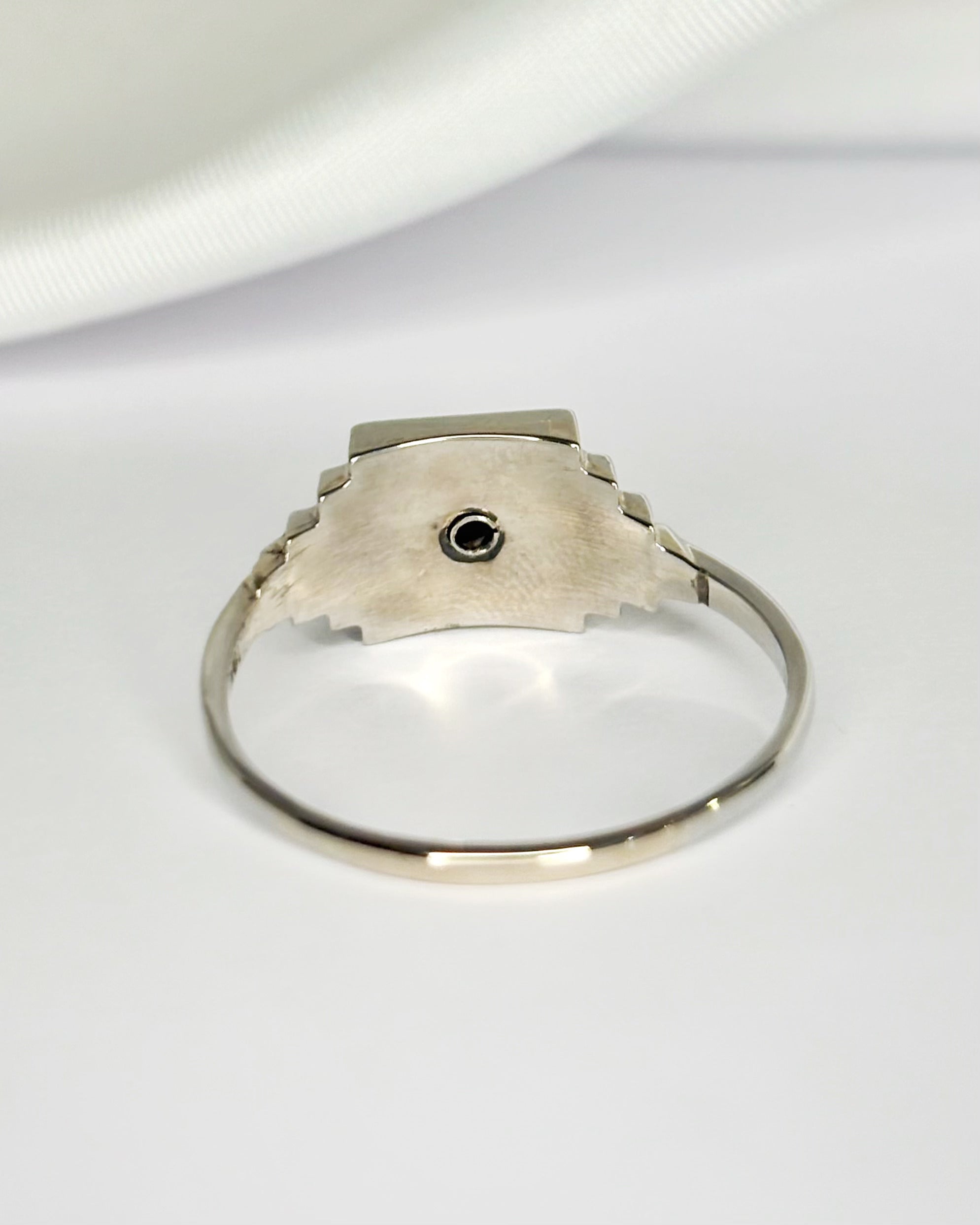 Art Deco Lapis Lazuli & Diamond Ring "Lalie"
