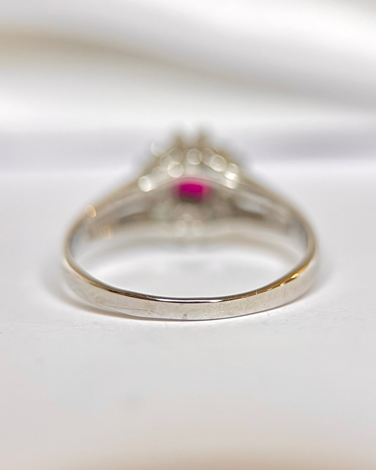 Bague Marguerite Rubis & Diamants 0.30 carat "Léonce"