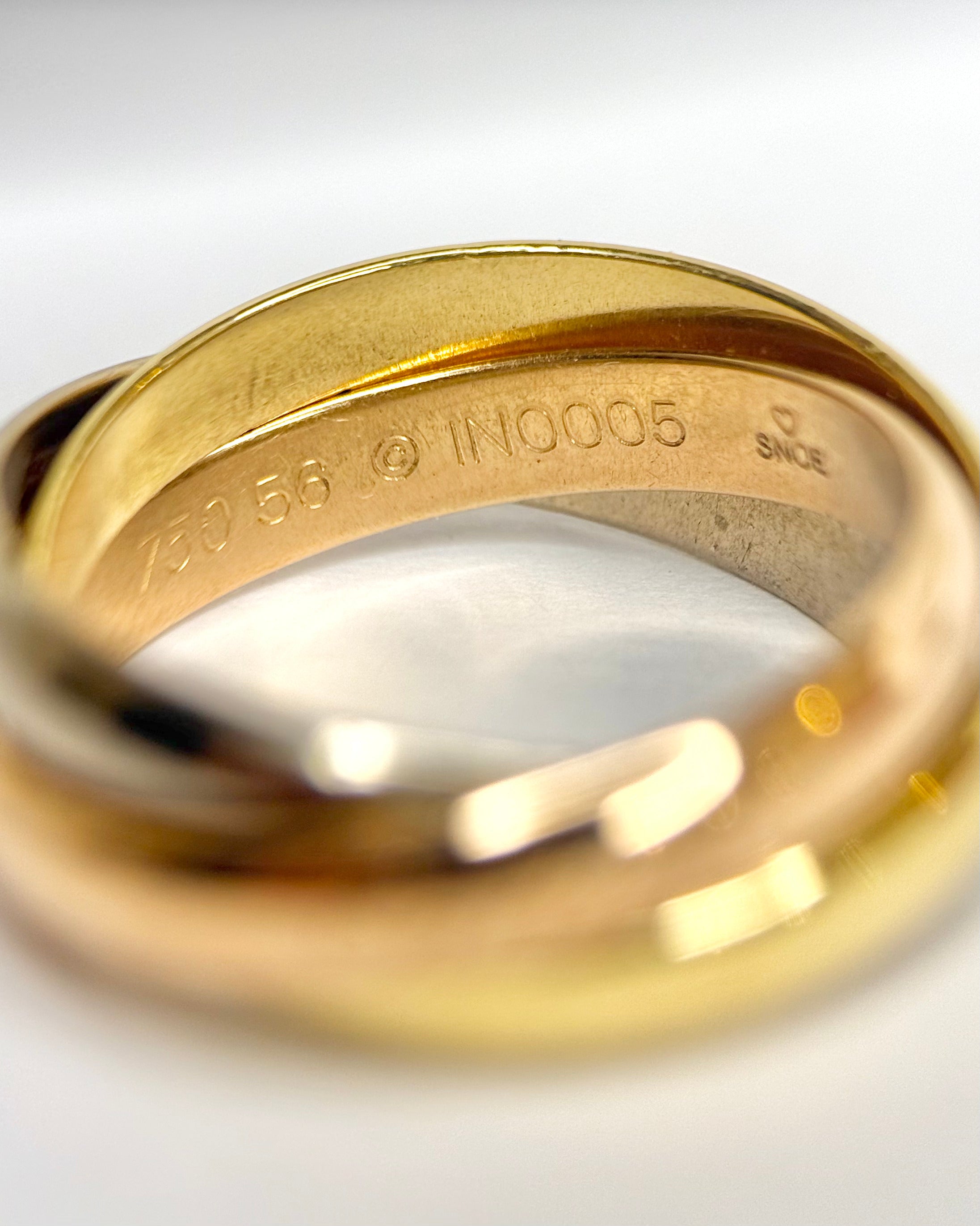 Cartier Trinity Three Golds Ring 9.27g "Trinity"
