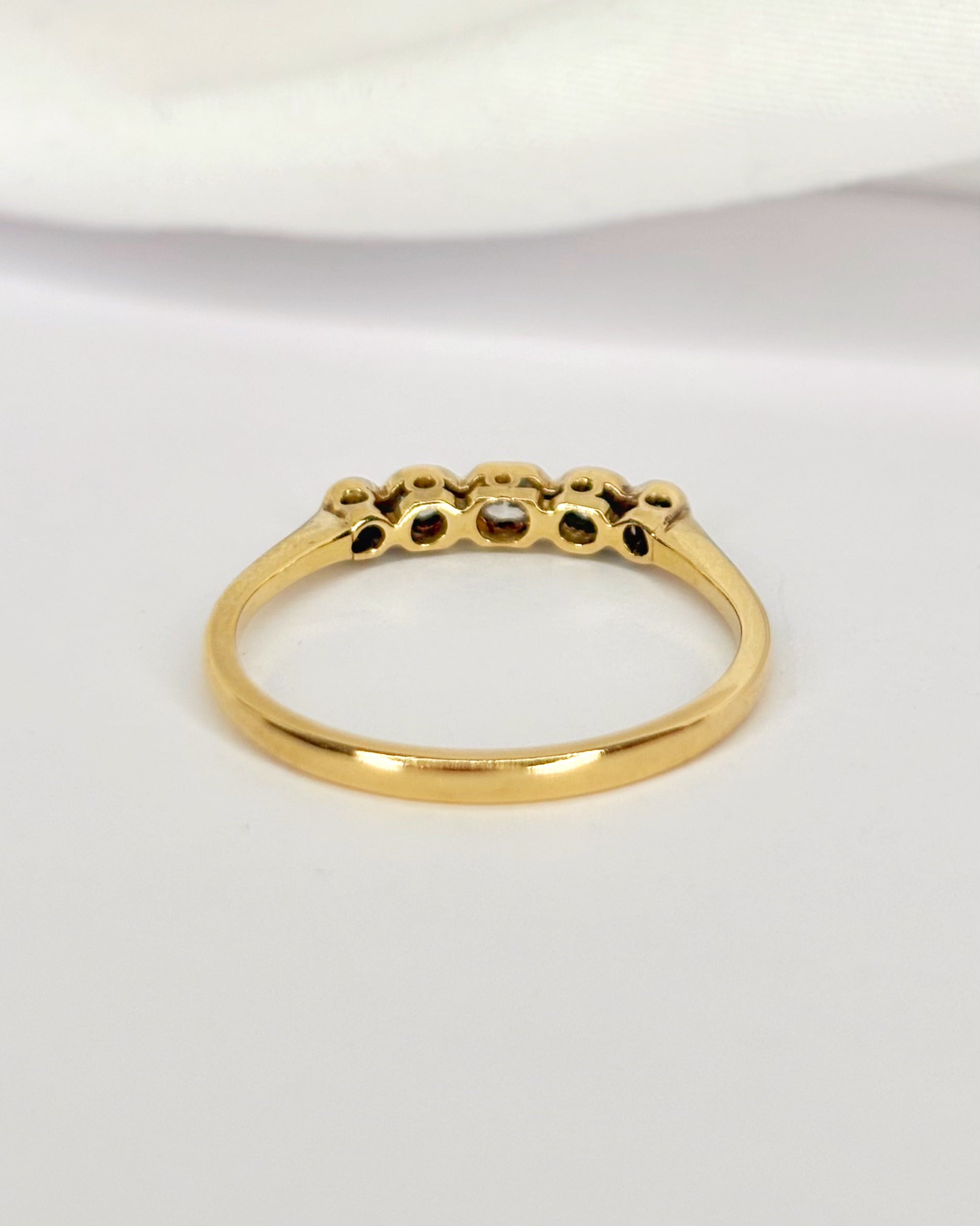 Bague Rivière Diamants 0.25 carat "Léna"