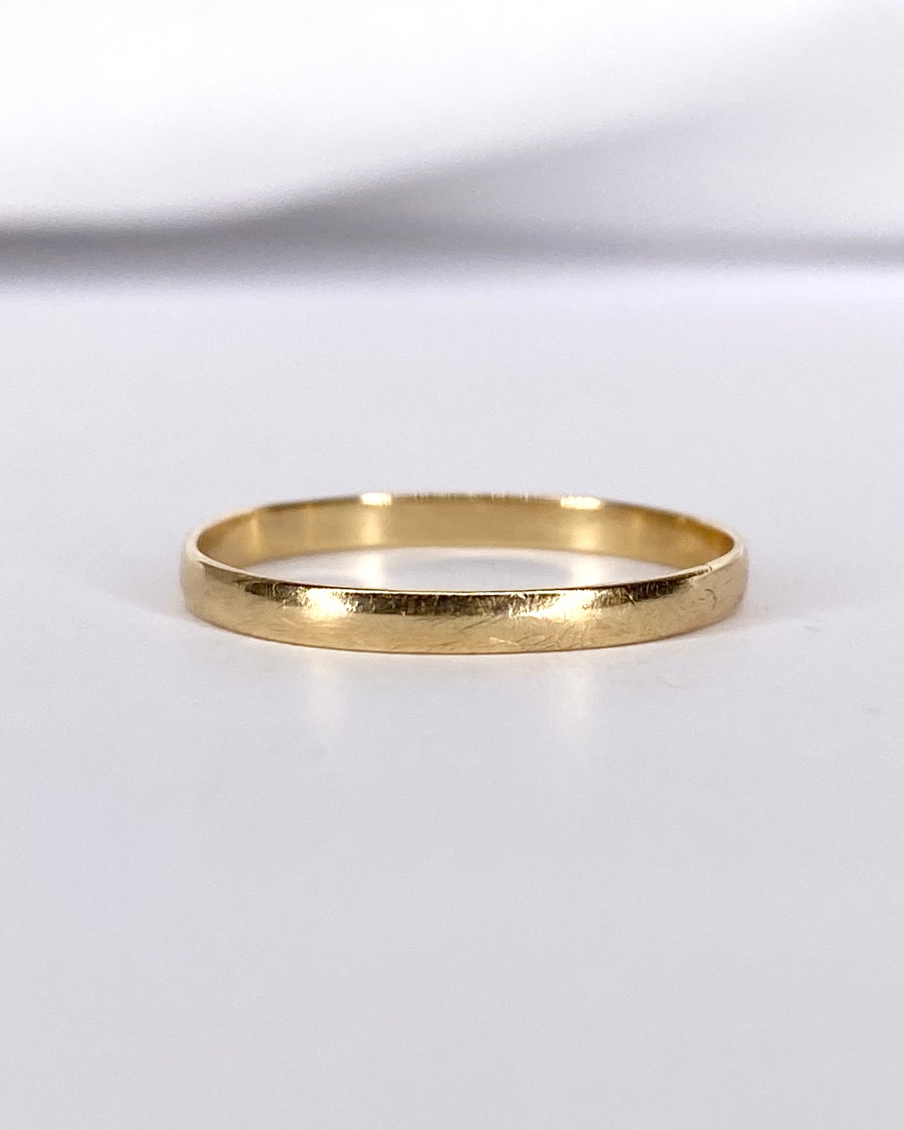 Alliance Or Jaune 18 carats "Emile" - Elliade Paris