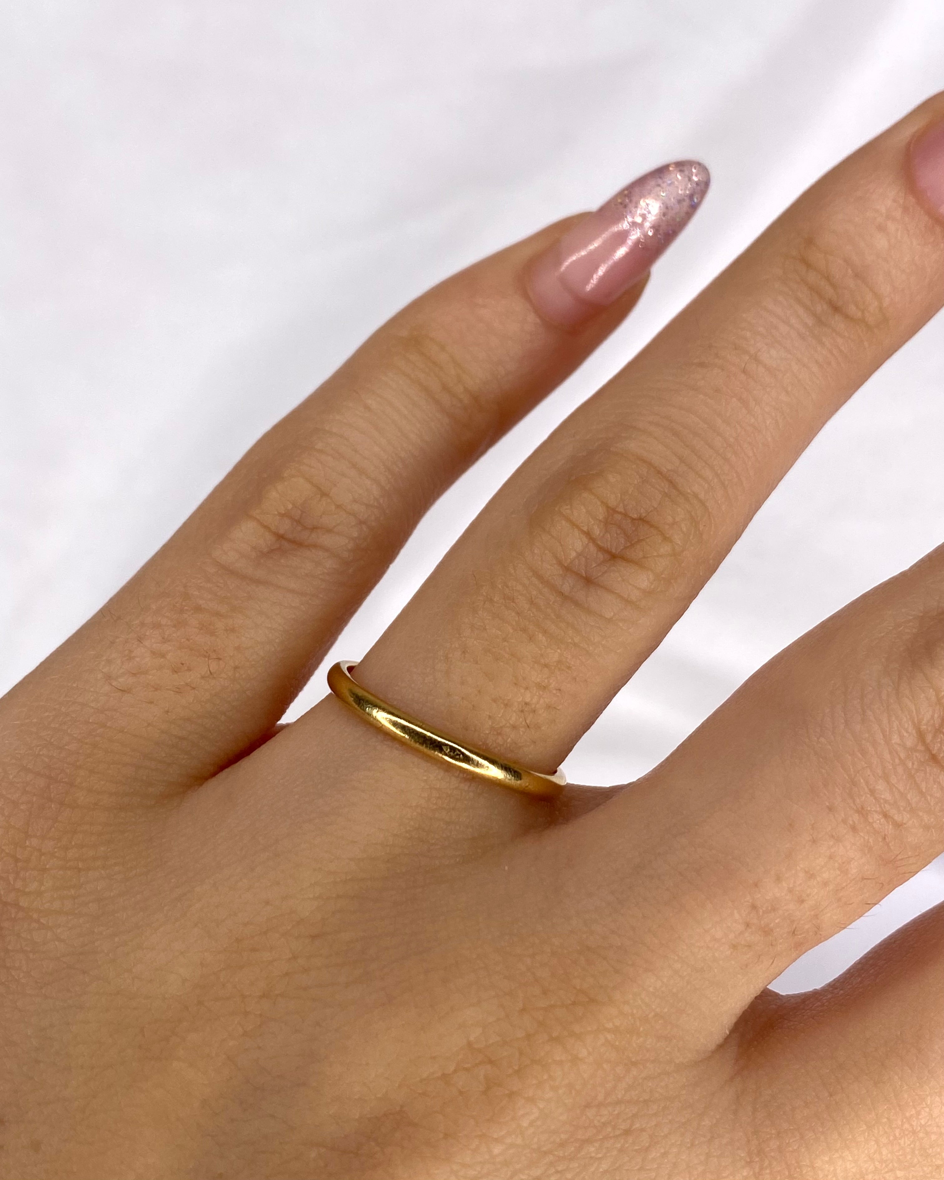 Alliance Or Jaune 18 carats "Marta" - Elliade Paris