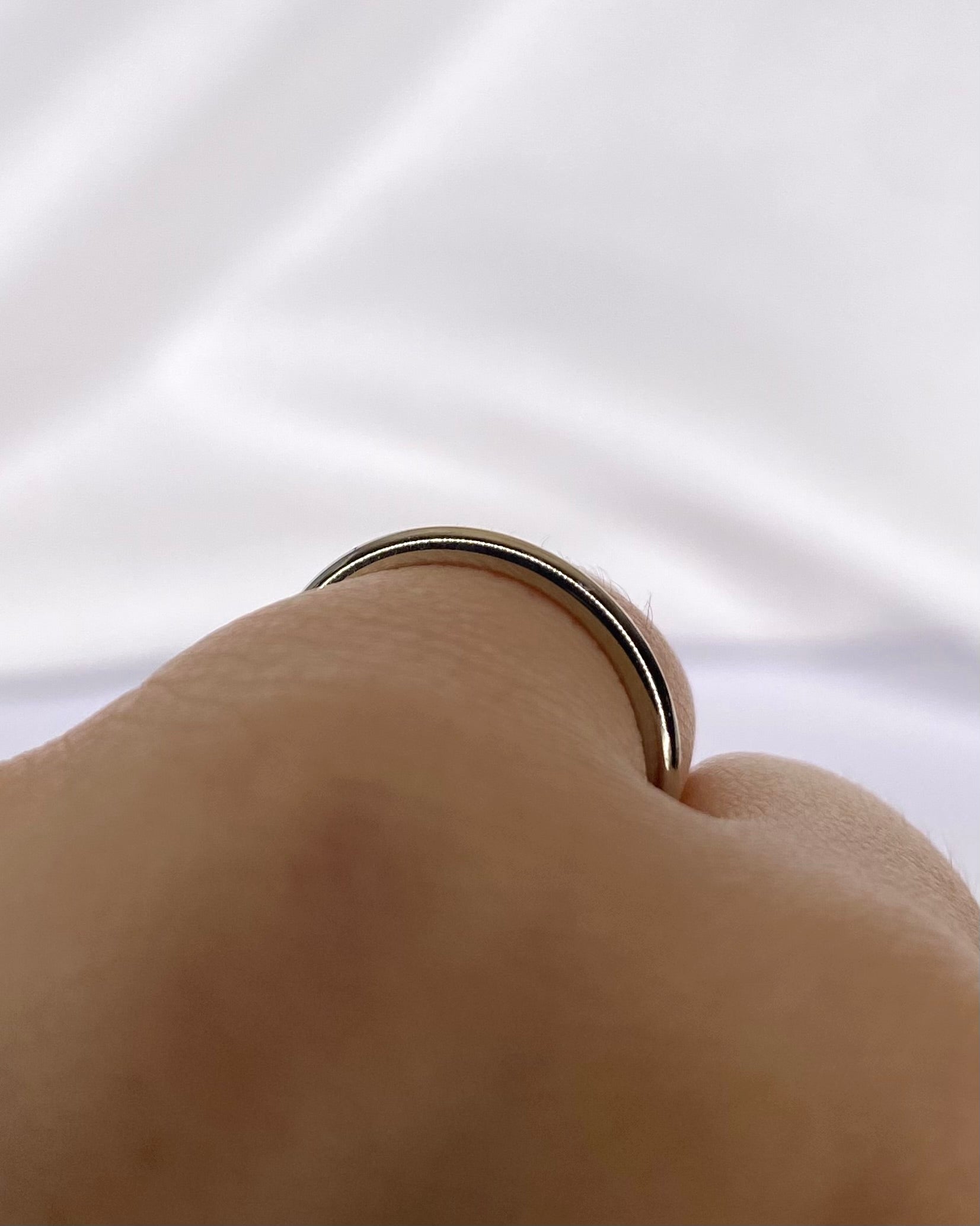 Alliance Or Gris 18 carats "Chantal" - Elliade Paris