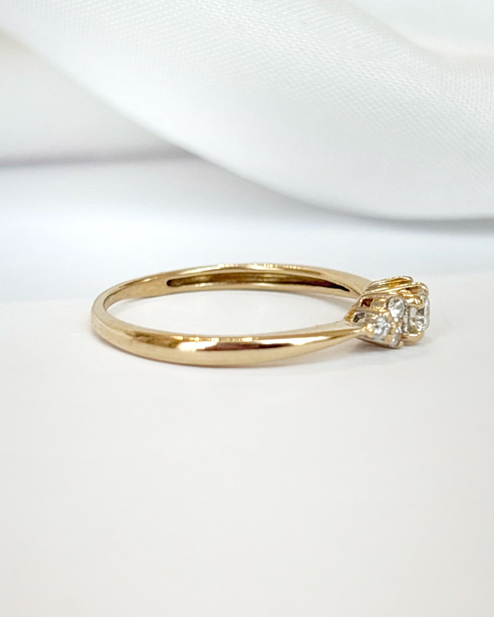 Anillo trilogía de diamantes «Alice»