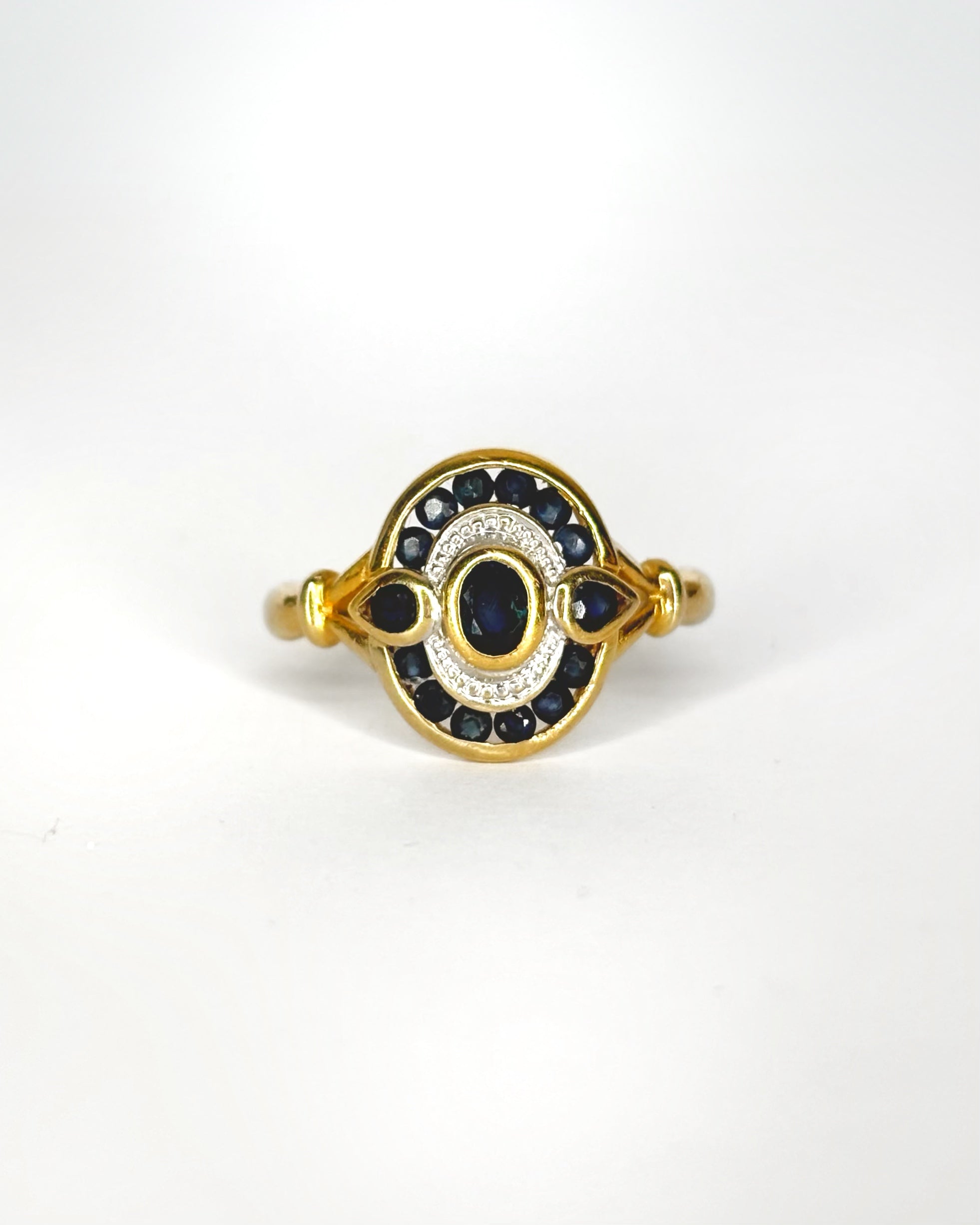 Bague Art Déco Saphirs 0.61 ct "Julia"