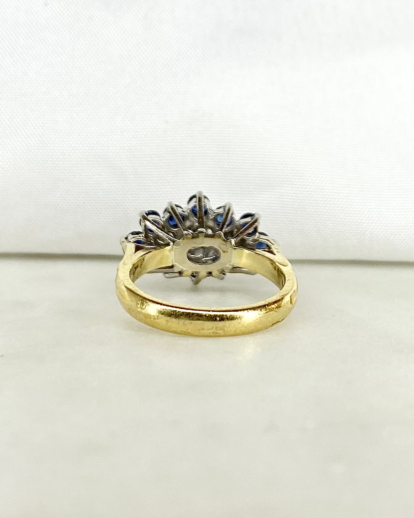 Bague Marguerite Diamants & Saphirs "Giulia"