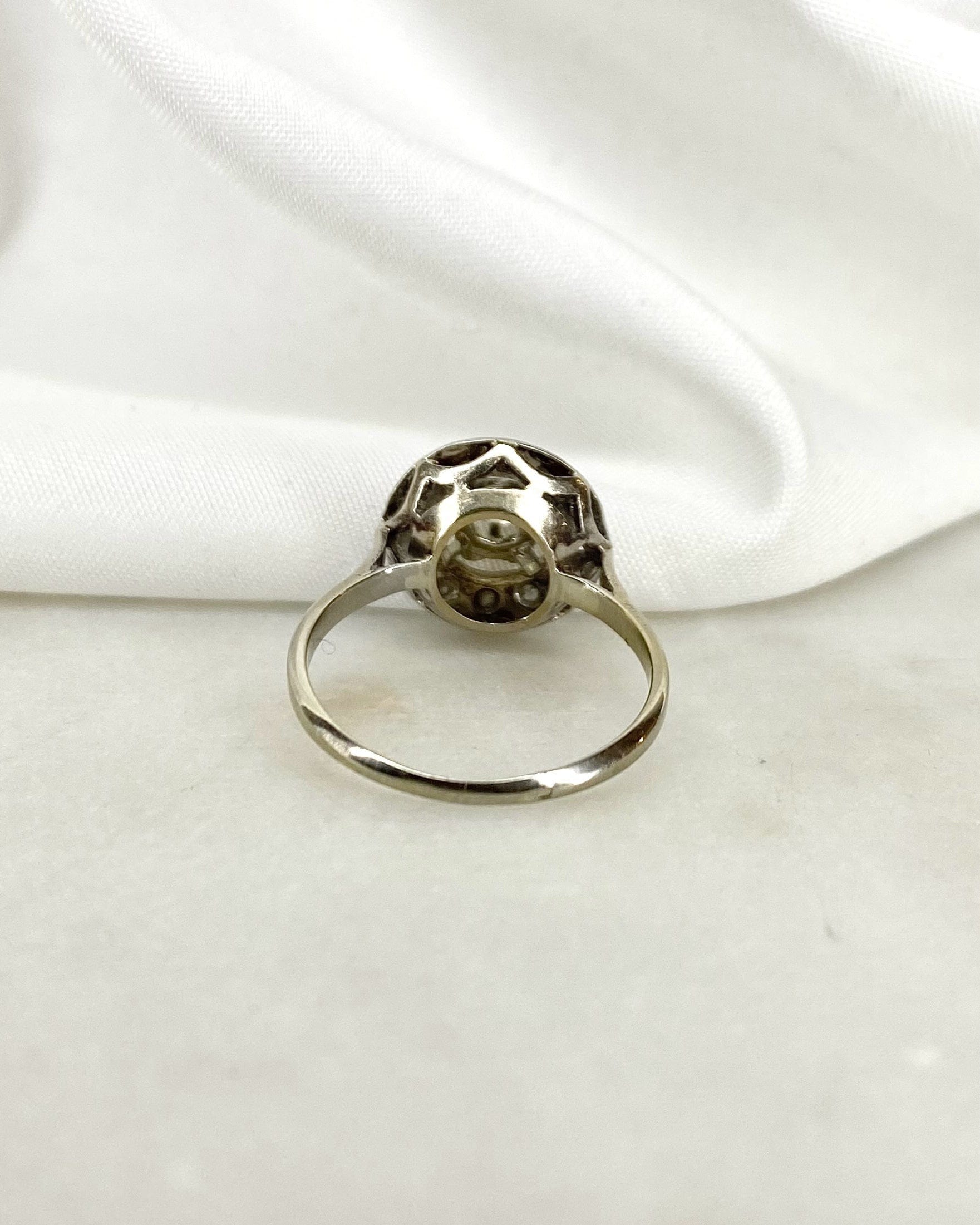 Bague Art Déco 13 Diamants 0.19 carat "Albane"