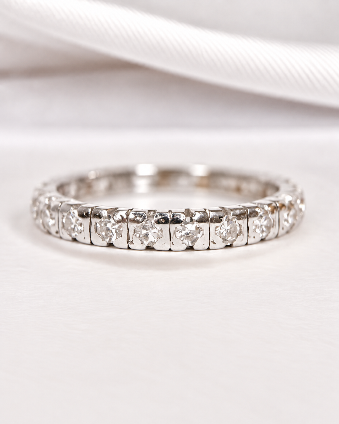 American Diamond Wedding Band 0.80 carat 2.7 mm "Adele"