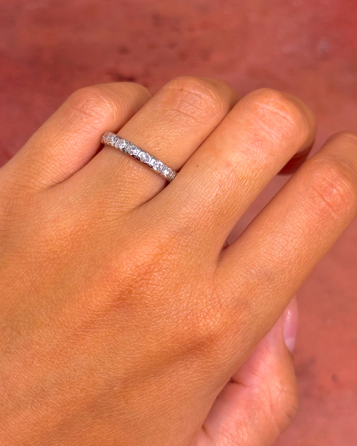 American Diamond Wedding Band 0.80 carat 2.7 mm "Adele"
