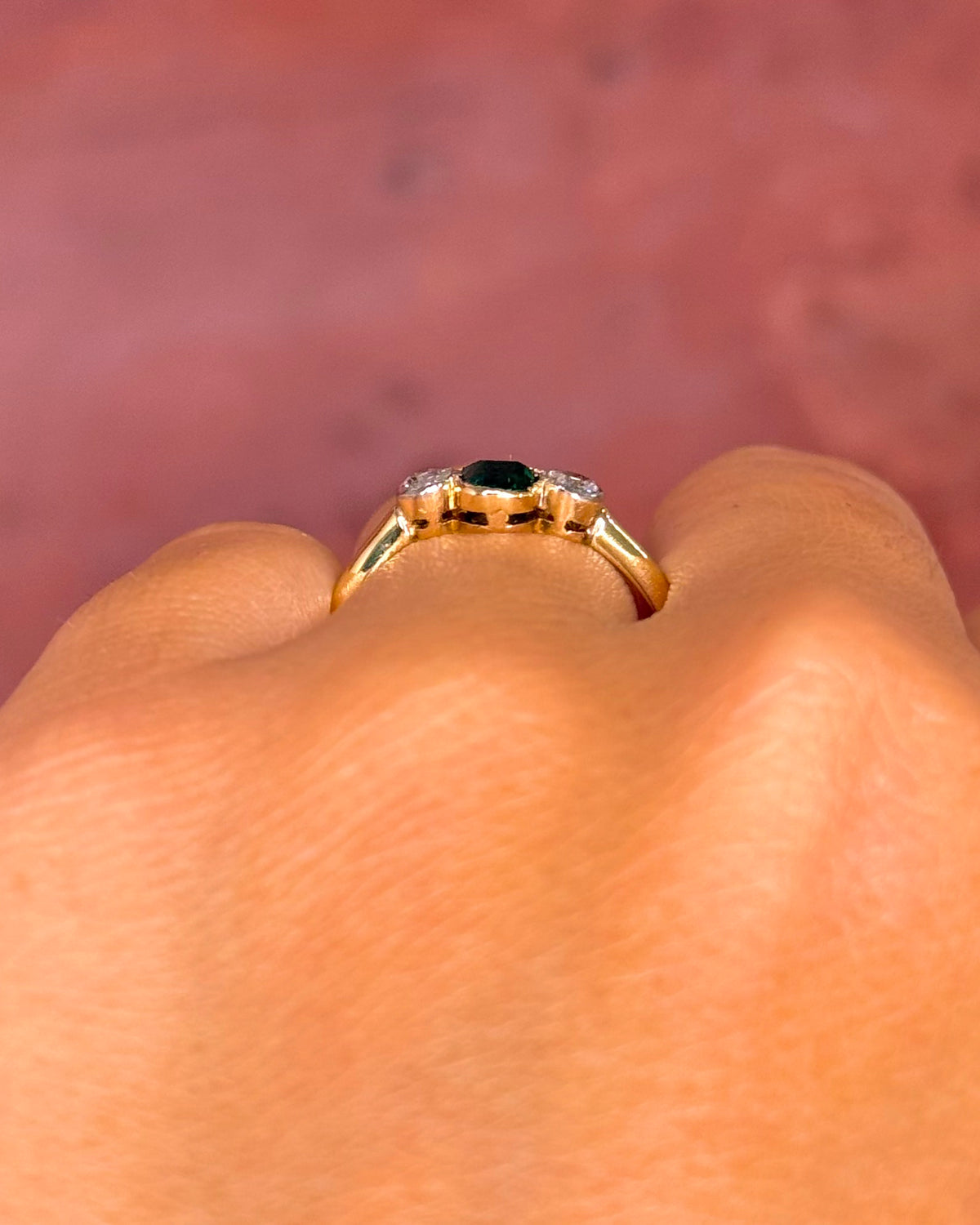 Bague Trilogie Émeraude & Diamants "Esmeralda"